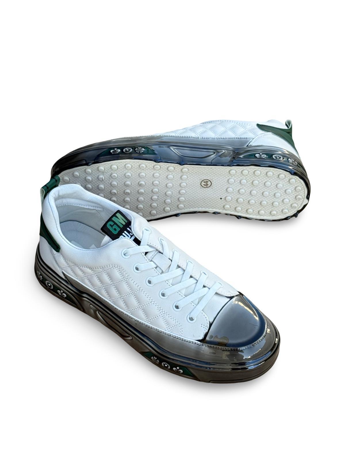 Guja Y513-1 Şeffaf Taban Erkek Sneaker Beyaz