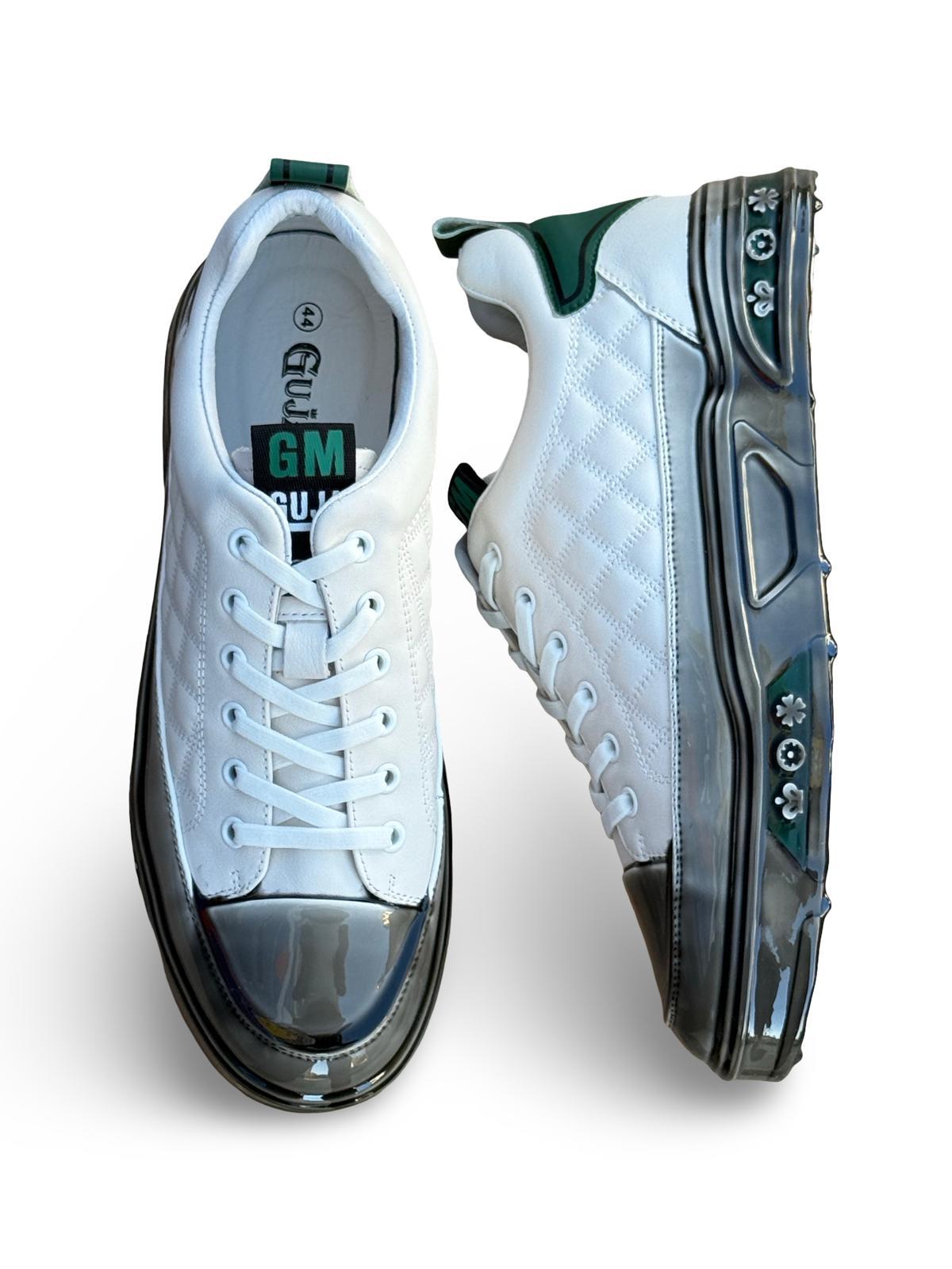 Guja Y513-1 Şeffaf Taban Erkek Sneaker Beyaz