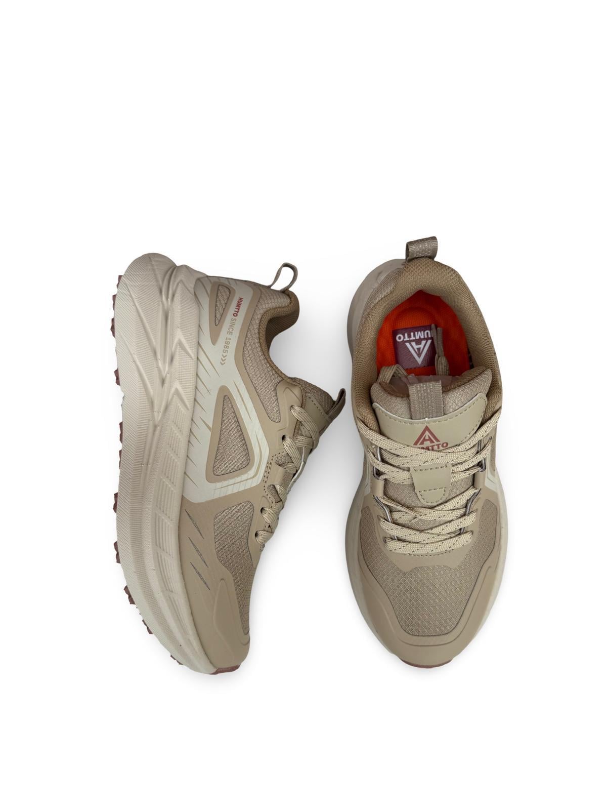 HM350926B Unisex Comfort Taban Sneaker Spor Bej