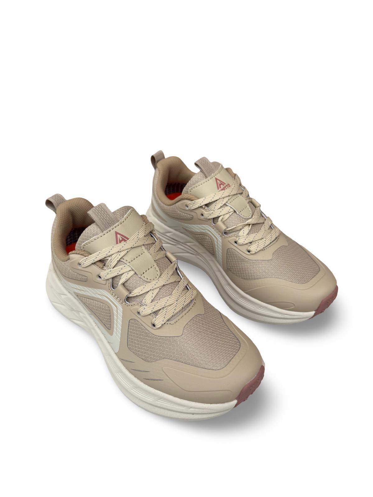 HM350926B Unisex Comfort Taban Sneaker Spor Bej