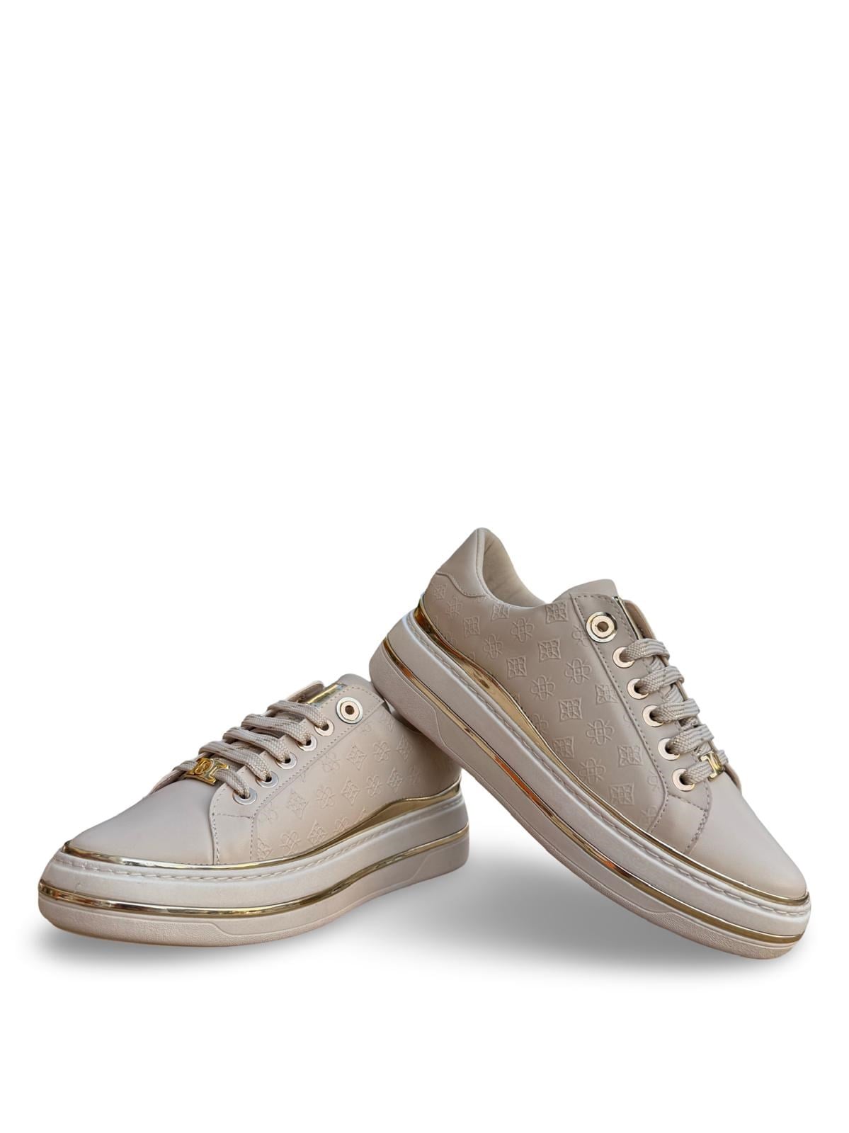 K73-2711 Eva Taban Kadın Sneaker Bej