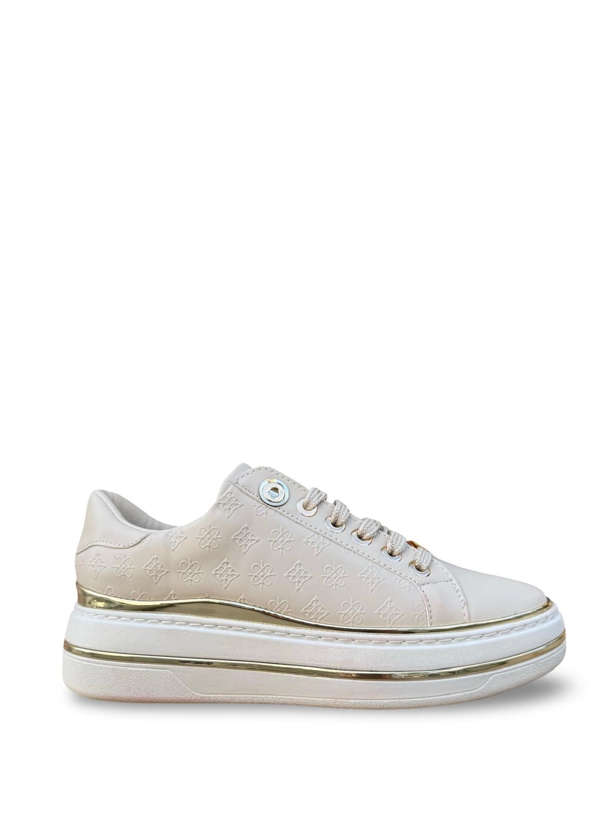 K73-2711 Eva Taban Kadın Sneaker Bej