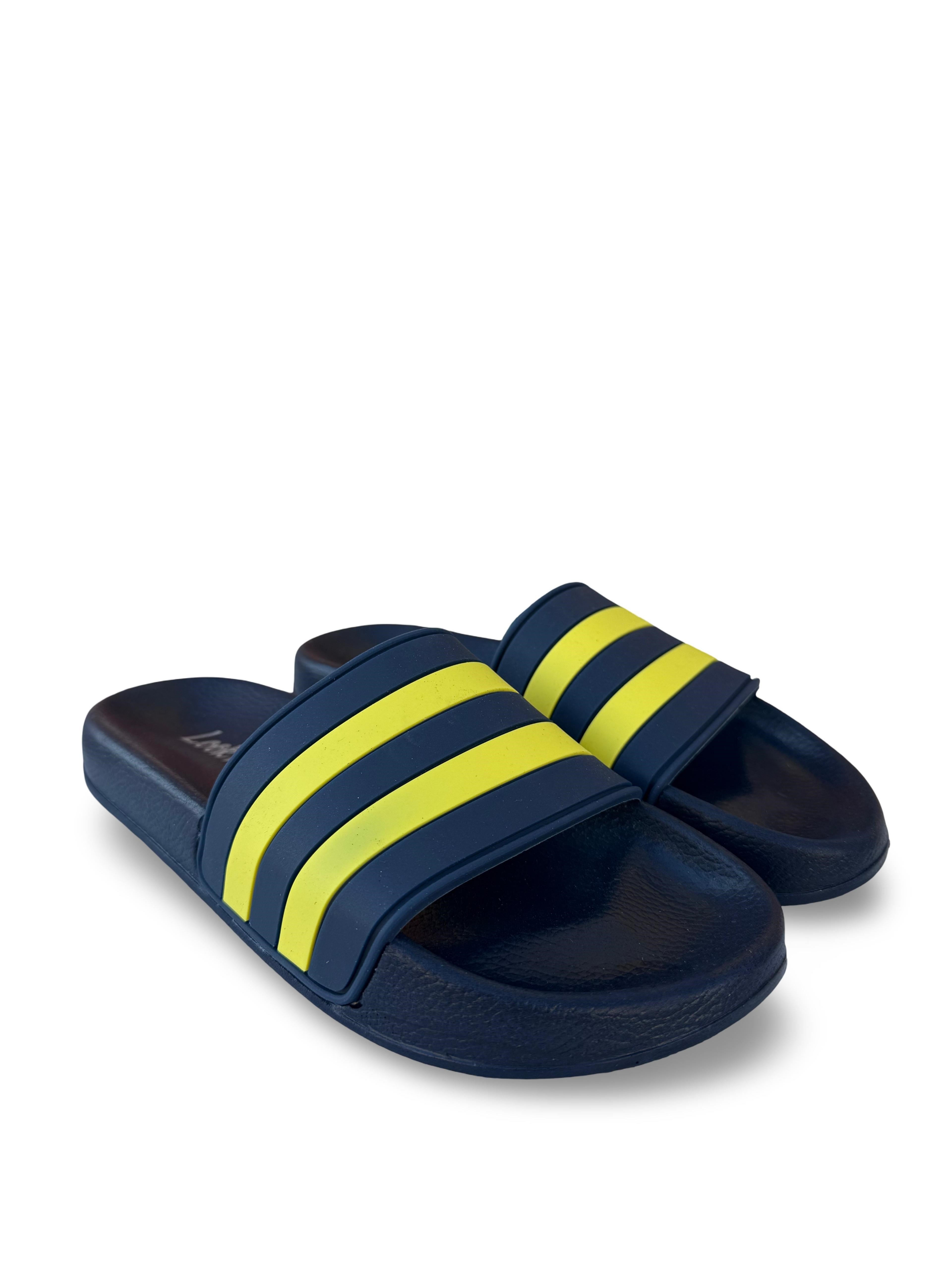 MYS S264018 Unisex Taraftar Terlik Sarı Lacivert