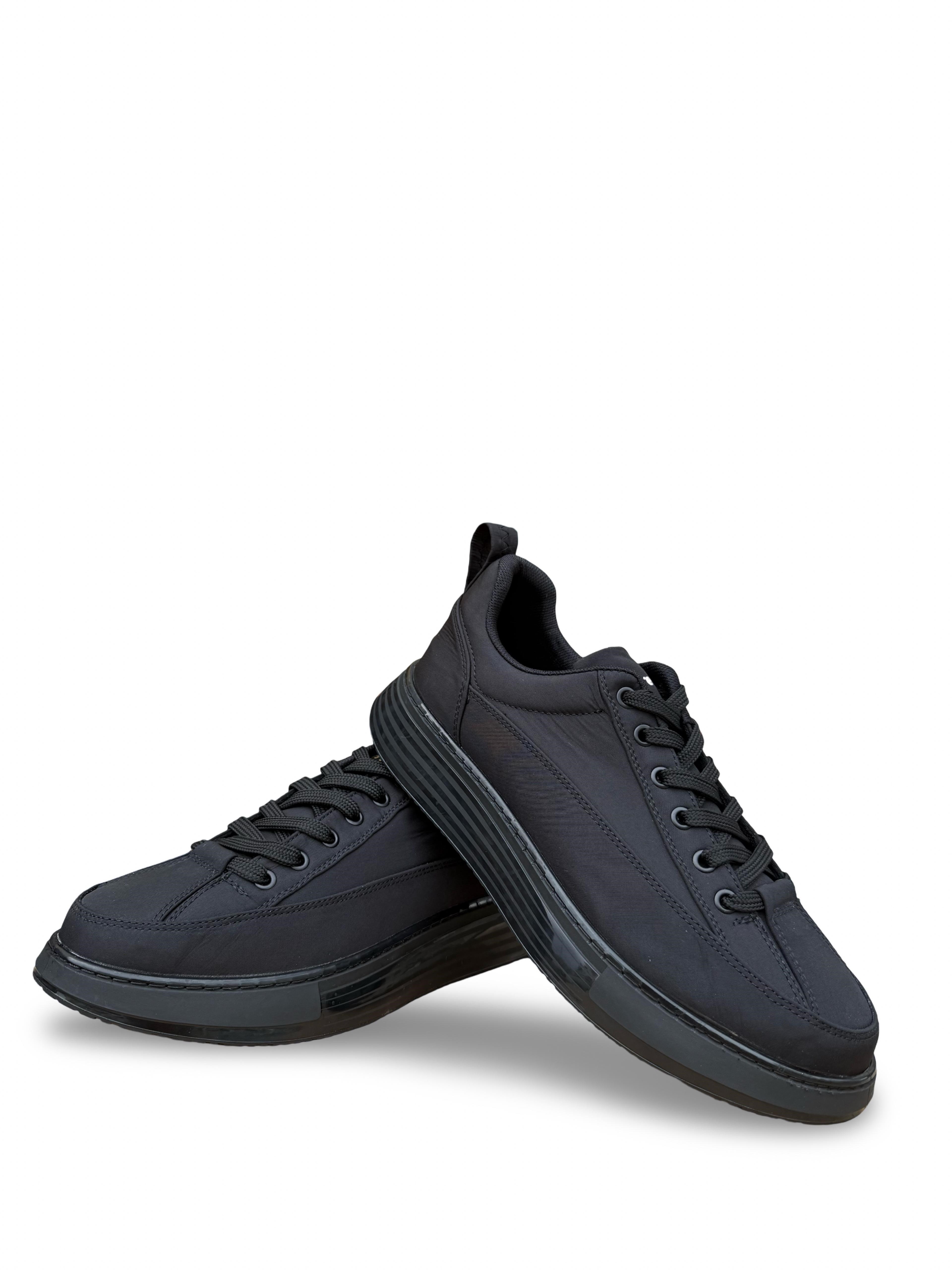 P.cardin 23003 Paraşüt Kumaş Erkek Casual Ayakkabı Siyah