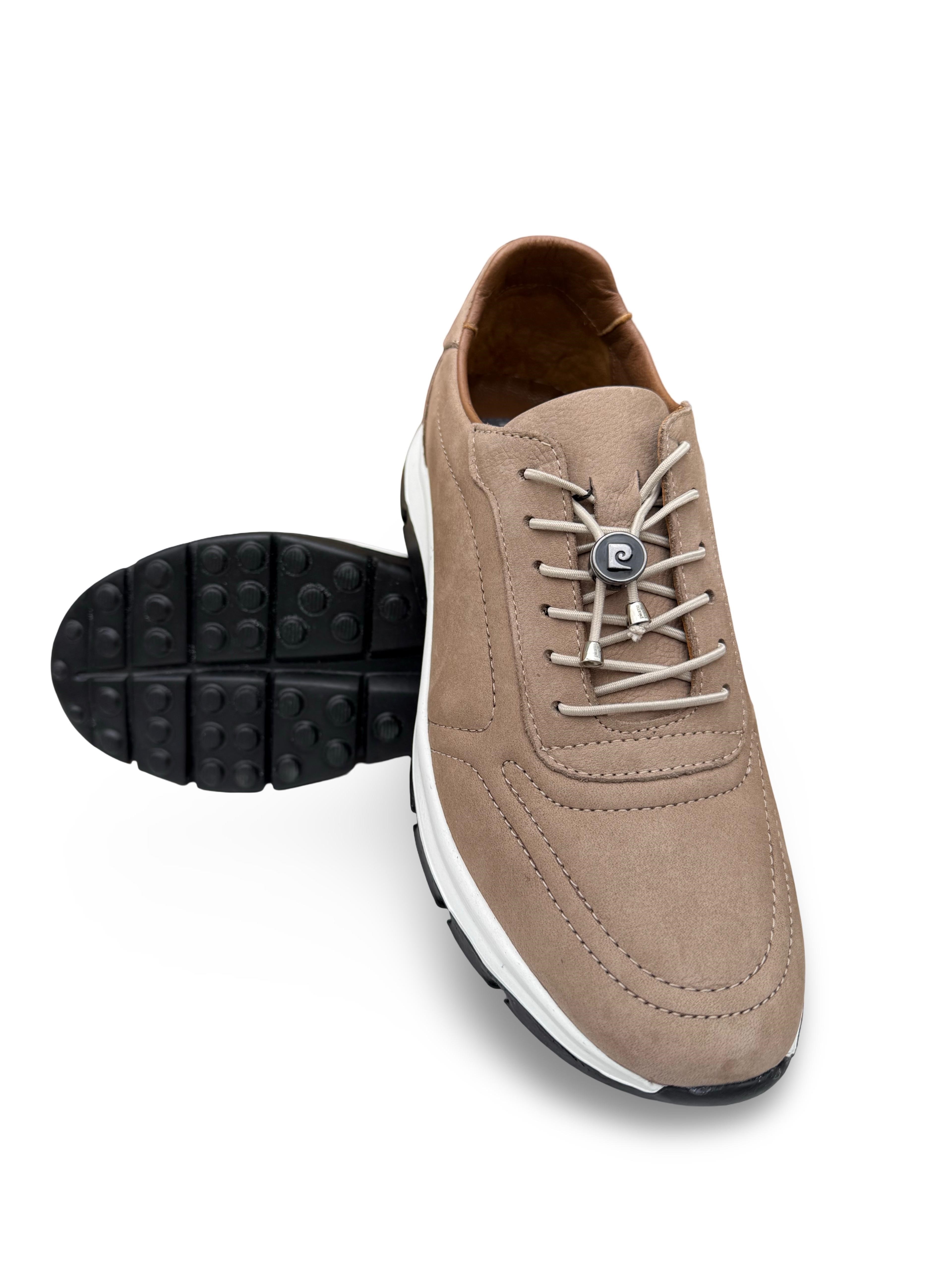 P.Cardin 43255 Hakiki Deri Erkek Comfort Taban Casual Kum Nubuk