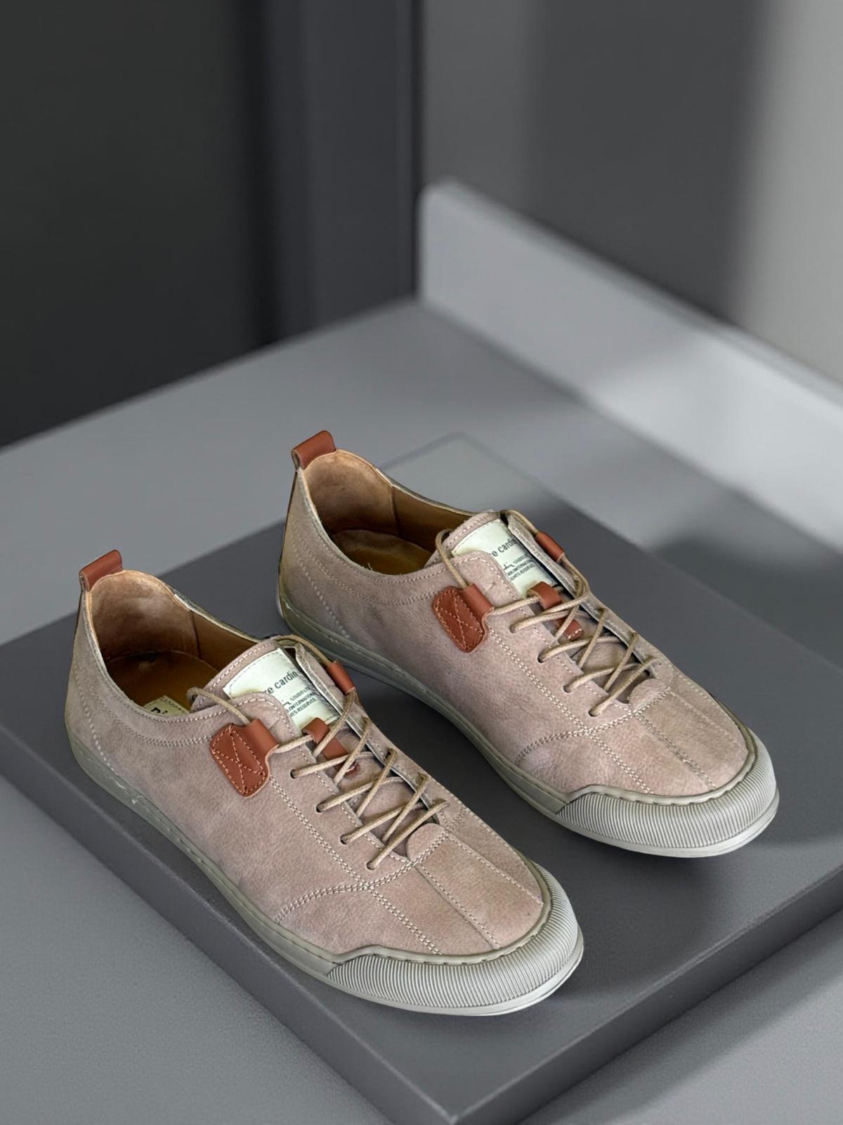 P.cardin 191200  Erkek Süet Babet Ayakkabı Vizon Nubuk