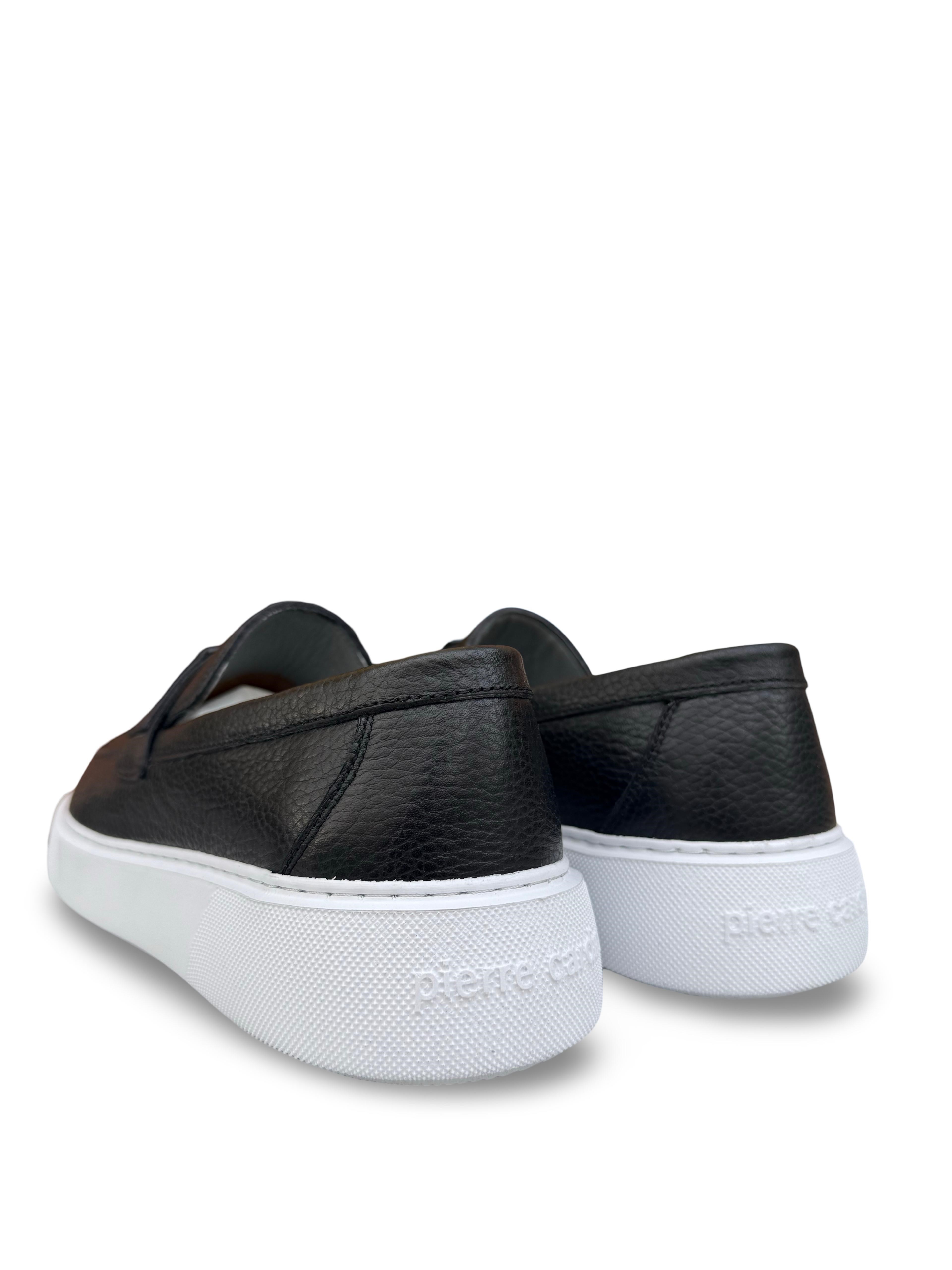 P.Cardin 192604 Hakiki Deri Erkek Loafer Ayakkabı Siyah