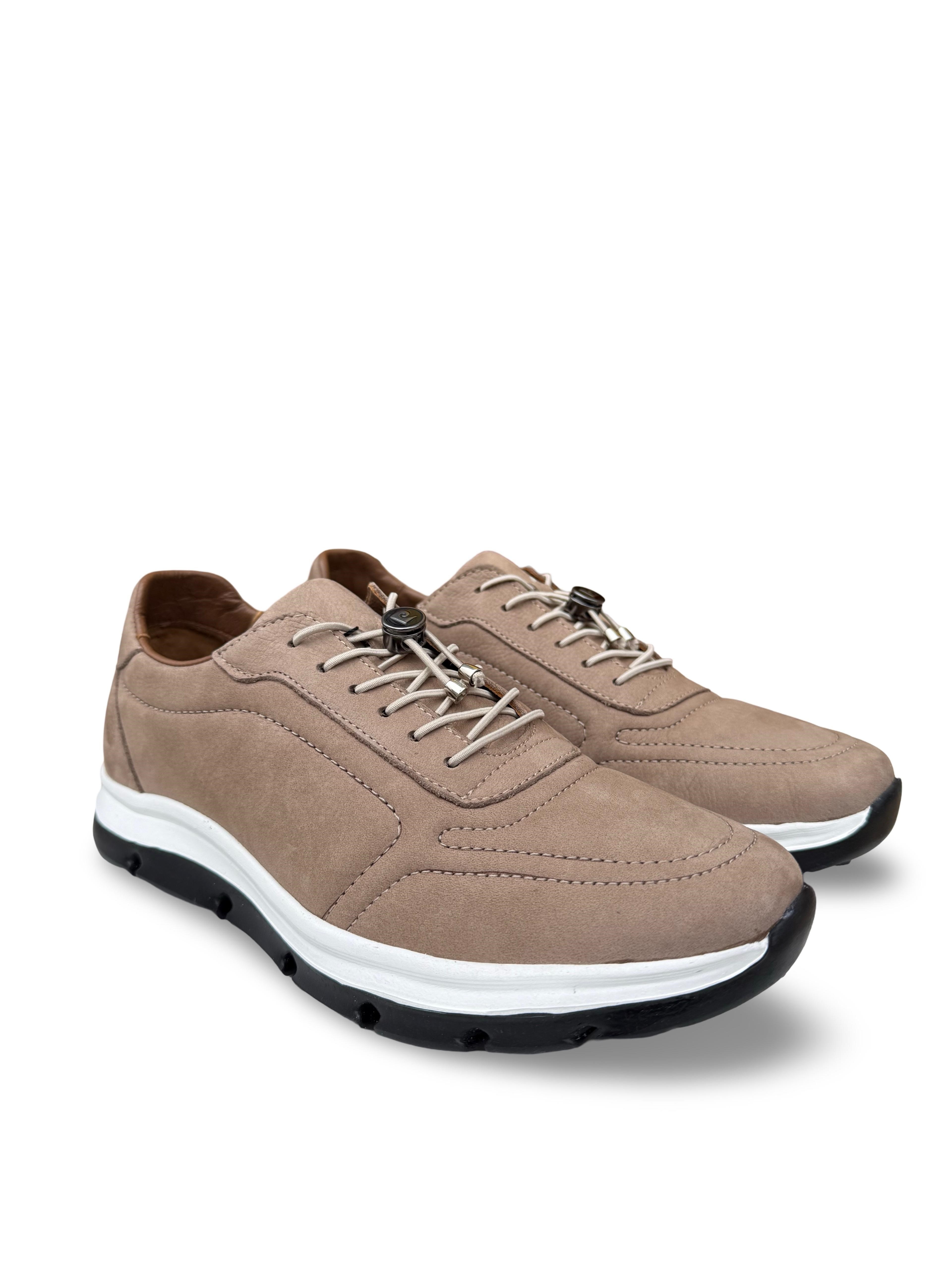 P.Cardin 43255 Hakiki Deri Erkek Comfort Taban Casual Kum Nubuk