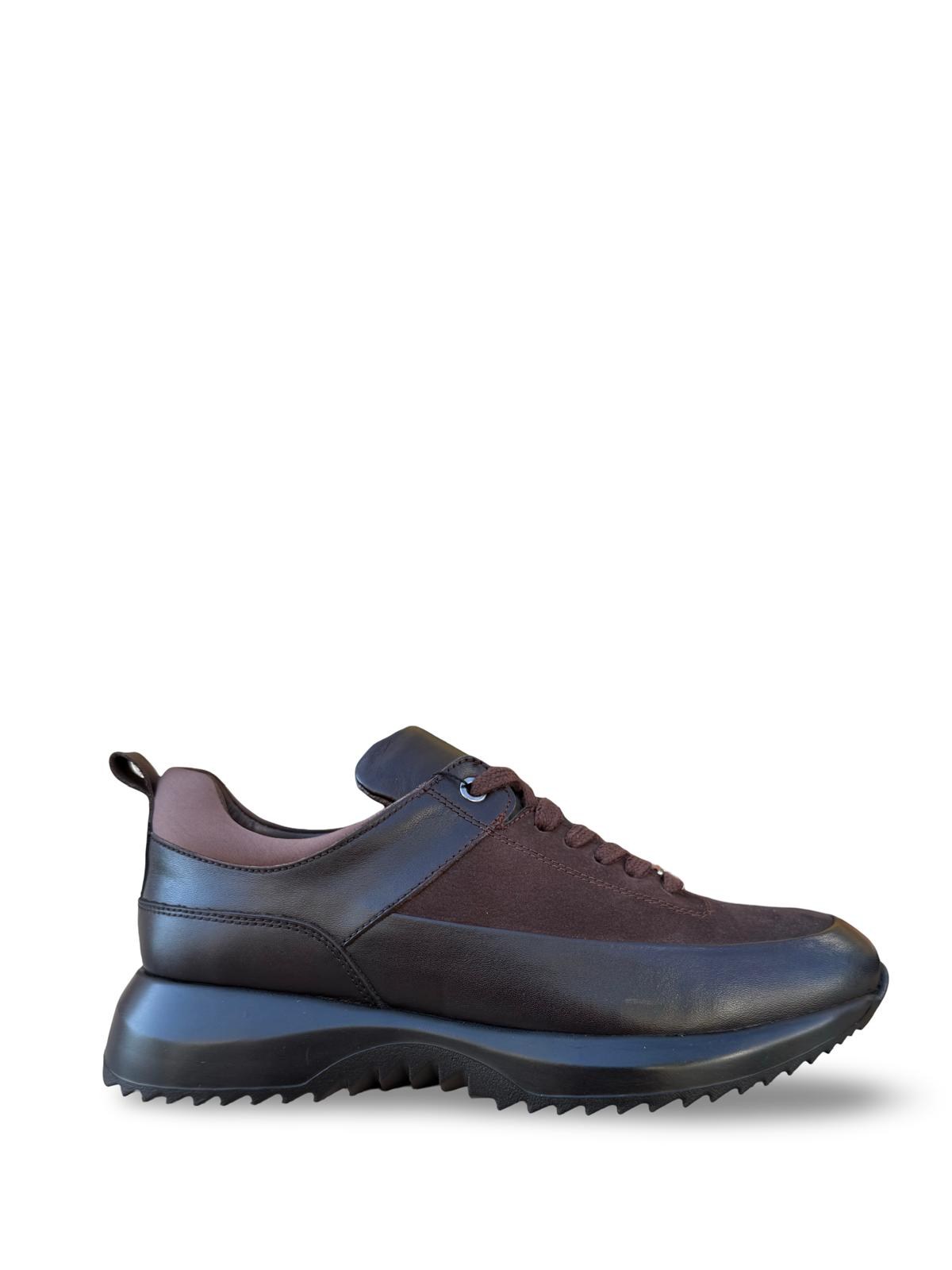 P.Cardin 63800 Hakiki Deri Erkek Kauçuk Taban Casual Siyah Nubuk