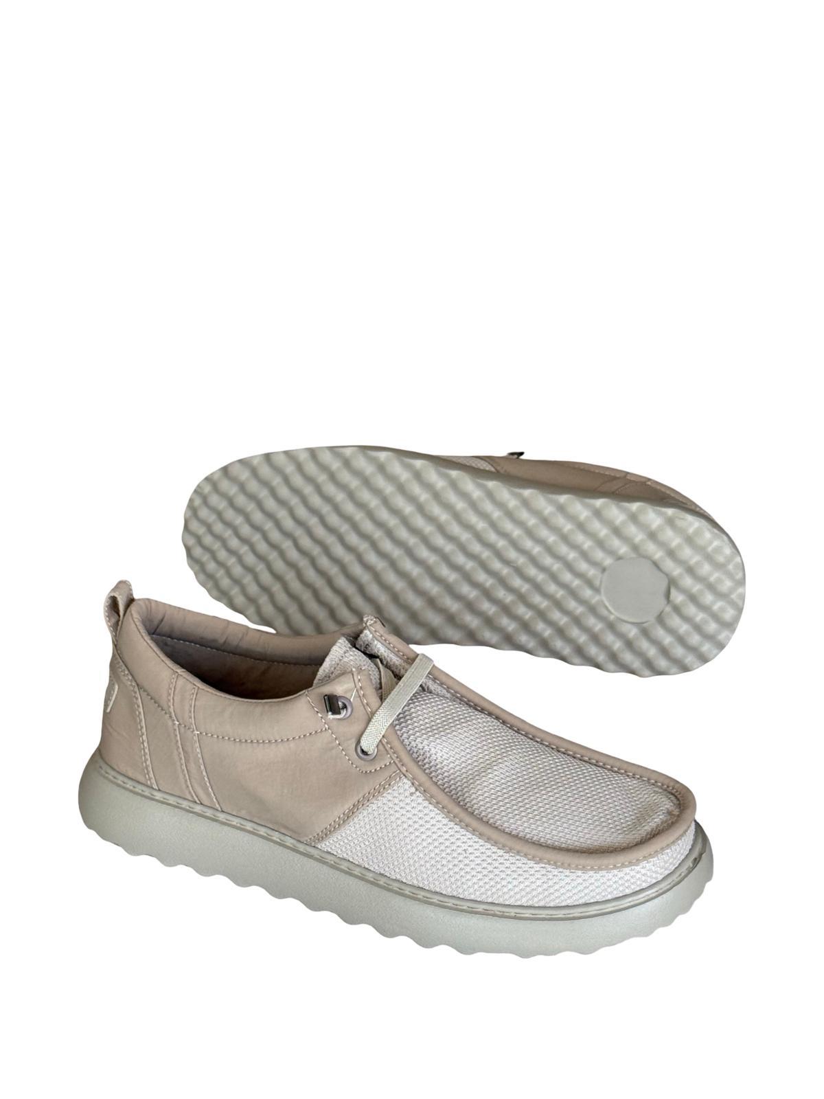 P.Cardin 023Lefy Comfort Hafif Taban Erkek Keten Loafer Bej
