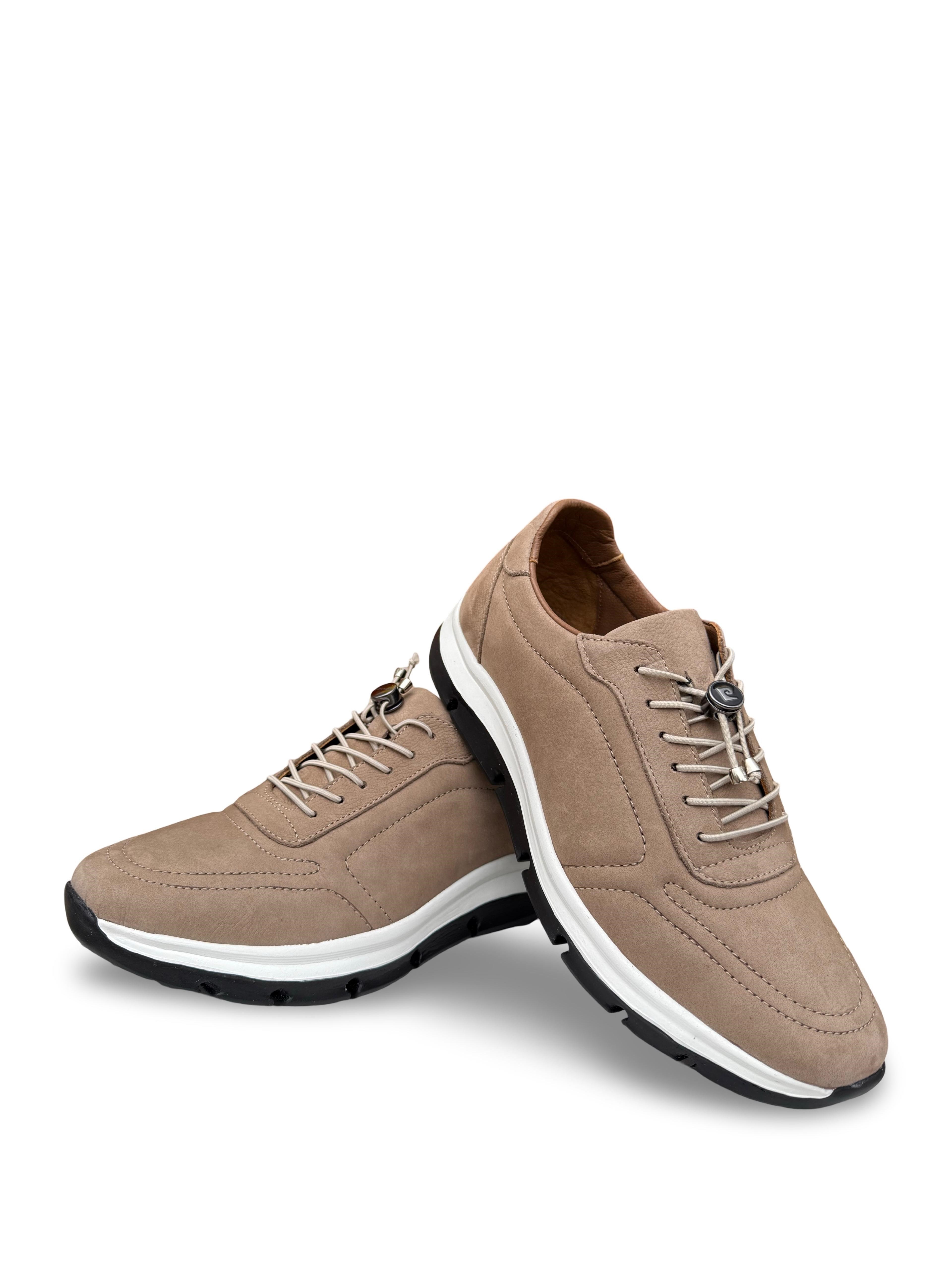 P.Cardin 43255 Hakiki Deri Erkek Comfort Taban Casual Kum Nubuk