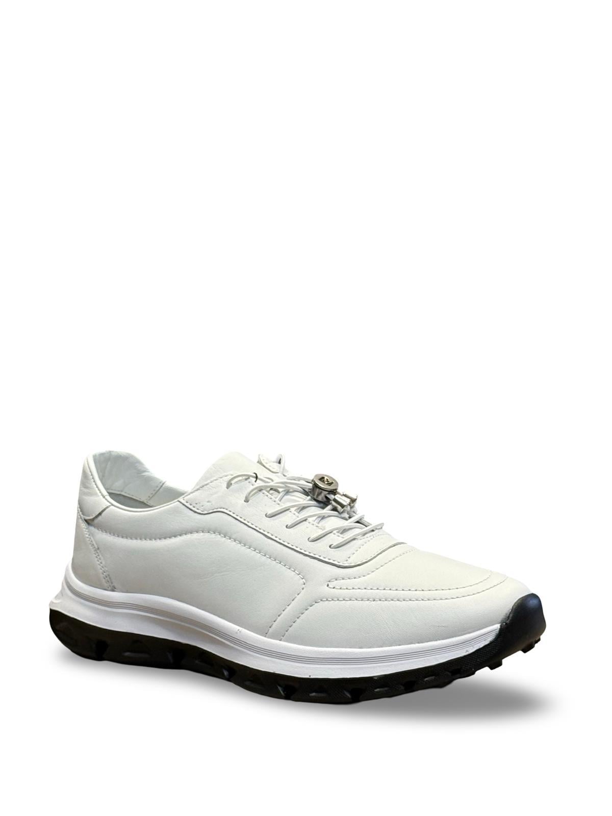 P.Cardin 43255 Hakiki Deri Erkek Comfort Taban Casual Beyaz