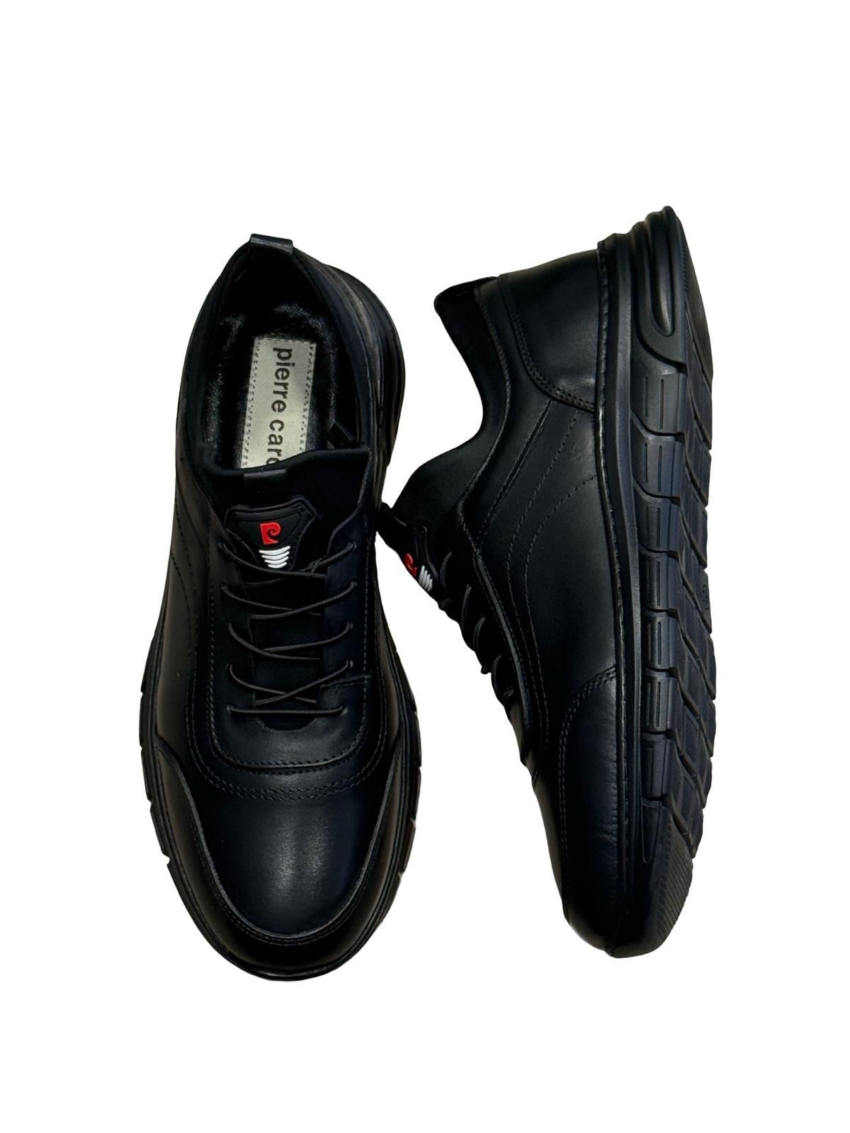 P.Cardin 90120 Hakiki Deri Comfort Taban Erkek Casual Ayakkabı Siyah