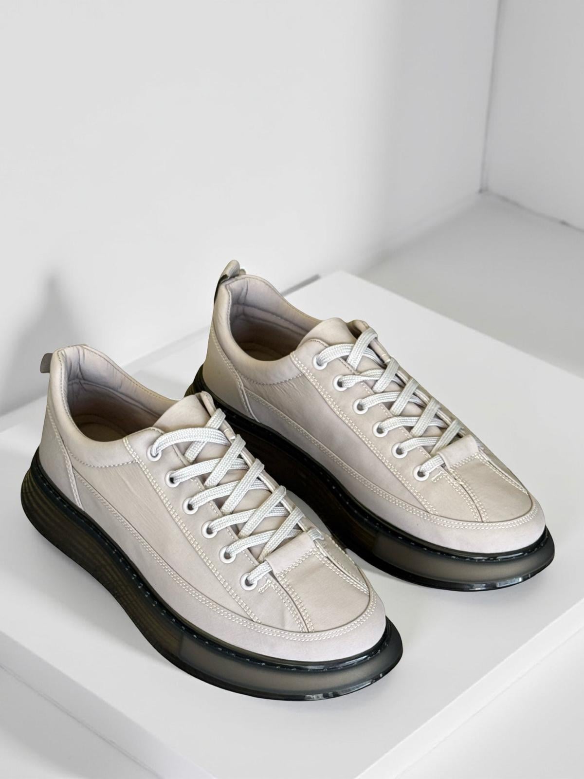 P.cardin 23003 Paraşüt Kumaş Erkek Casual Ayakkabı Bej