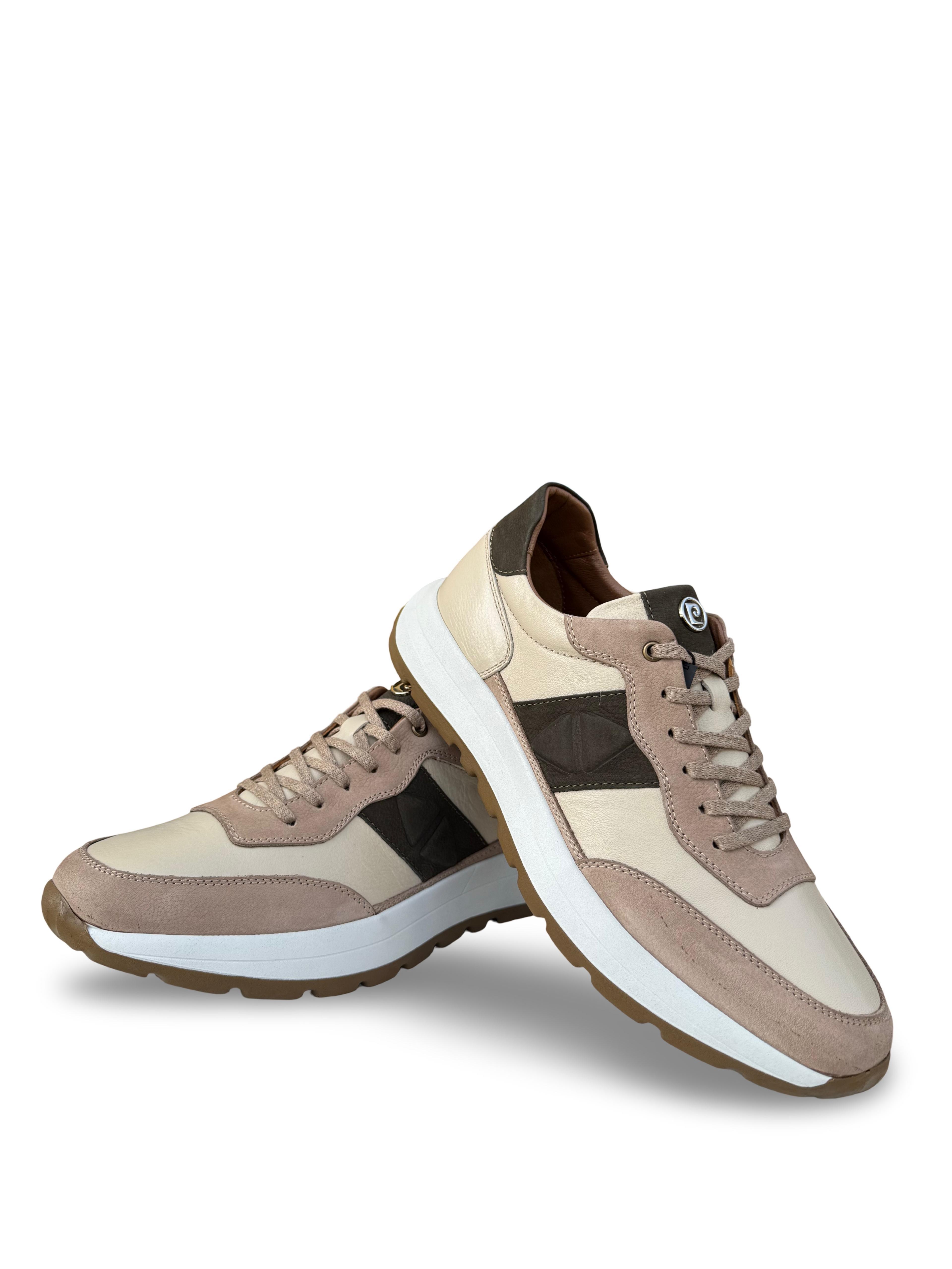 P.Cardin 432417 Hakiki Deri Eva Taban Erkek Sneaker Bej