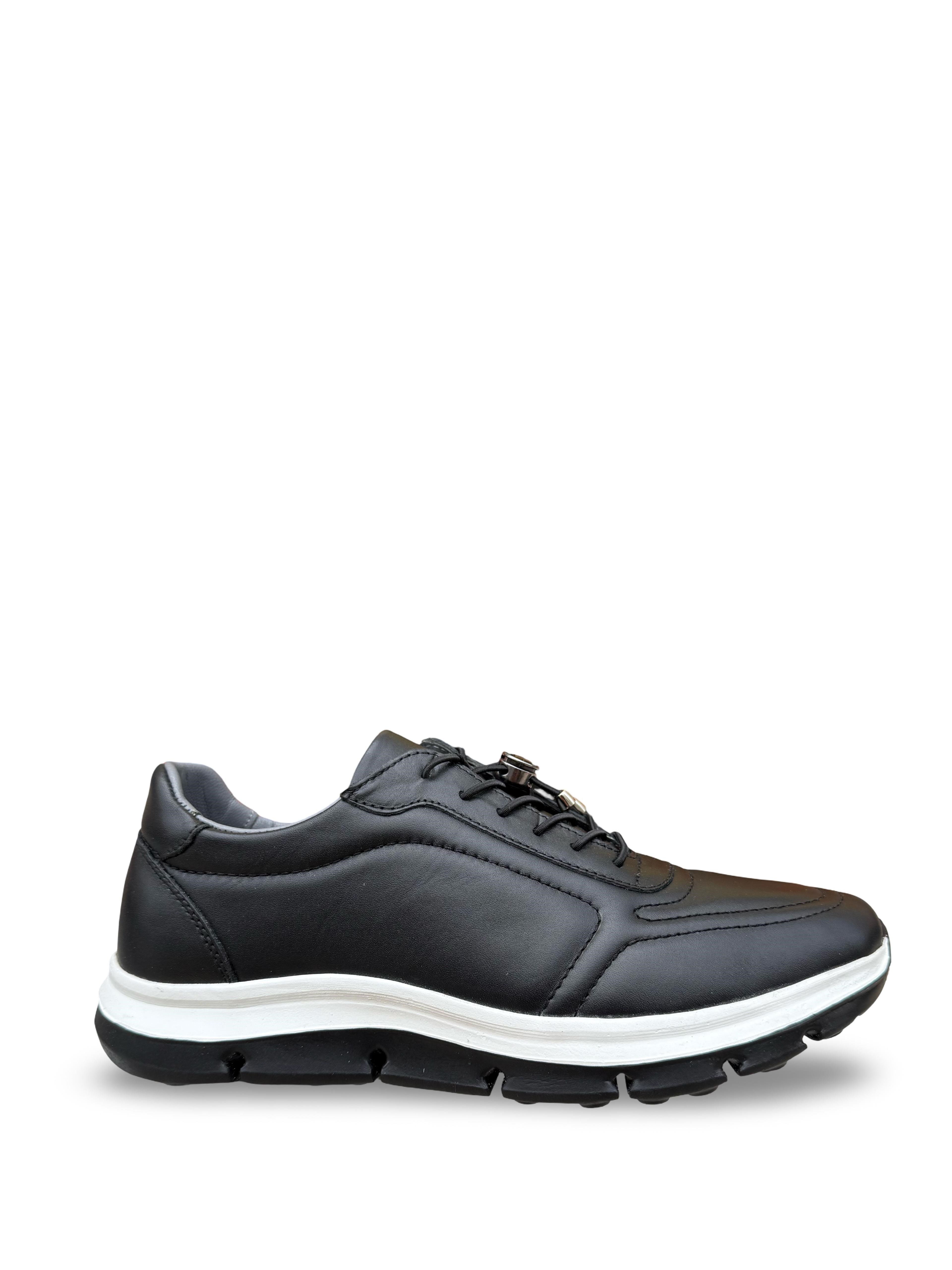 P.Cardin 43255 Hakiki Deri Erkek Comfort Taban Casual Siyah