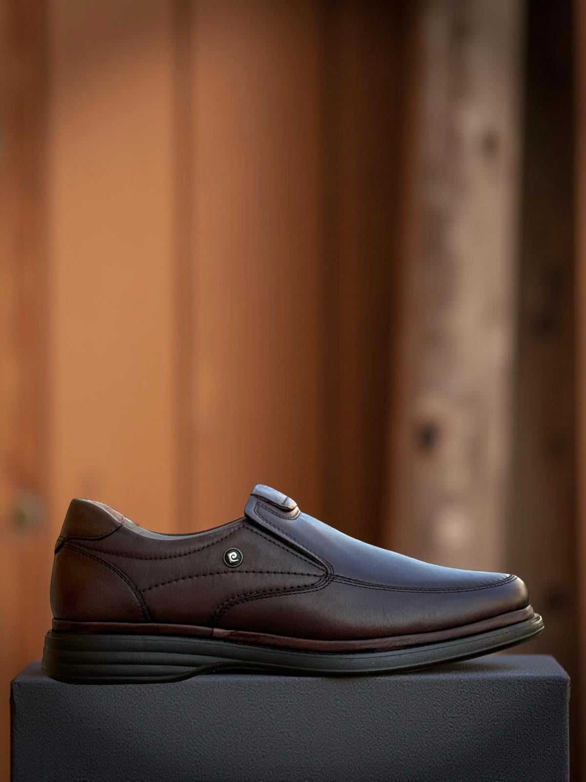 P.Cardin 146208L Hakiki Deri Comfort Taban Erkek Klasik Ayakkabı Kahve