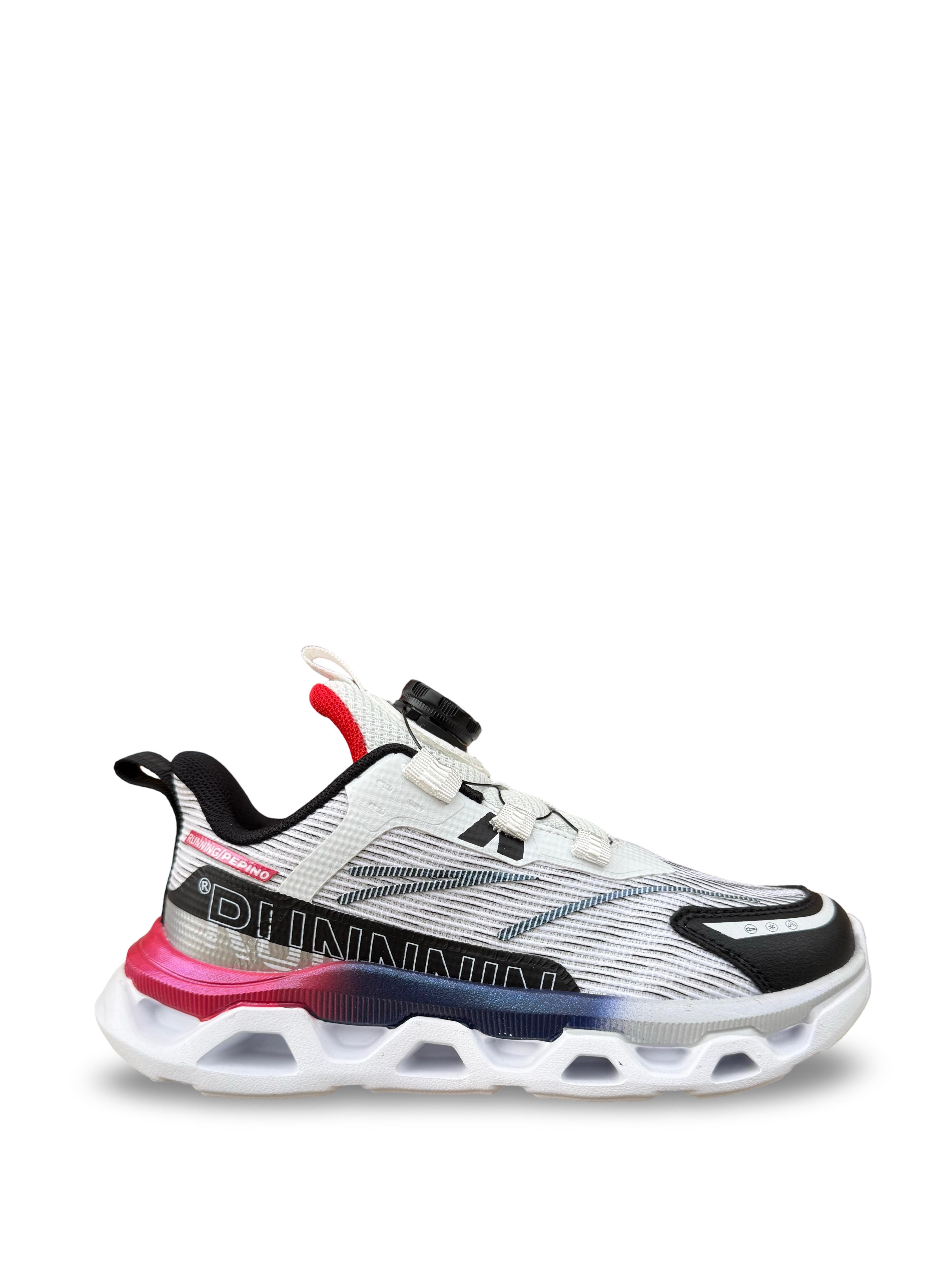 Pepino 2191Flt Aır Taban Akıllı Bağıcık Çocuk Sneaker Beyaz Siyah