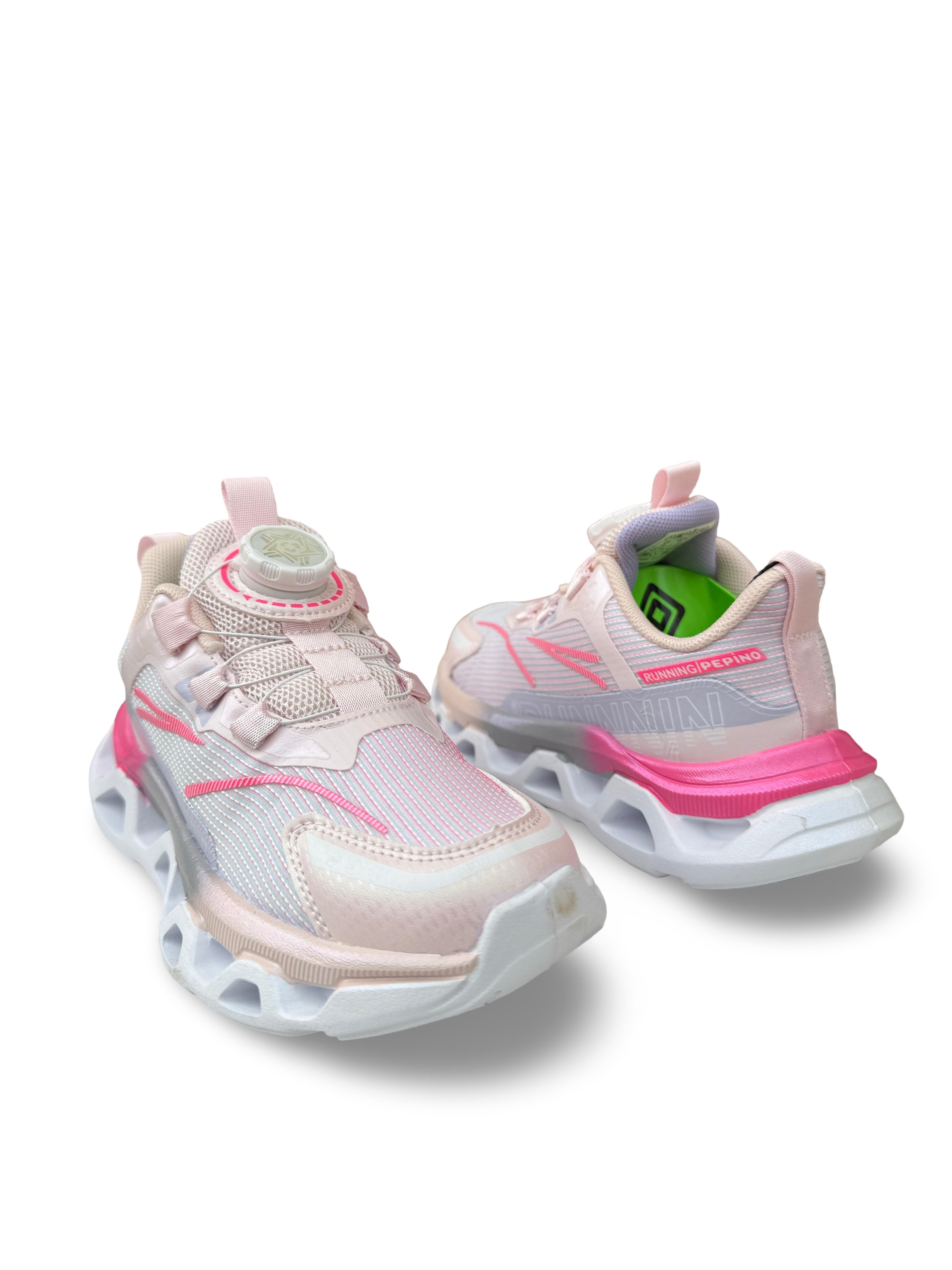 Pepino 2191Flt Aır Taban Akıllı Bağıcık Çocuk Sneaker Pudra