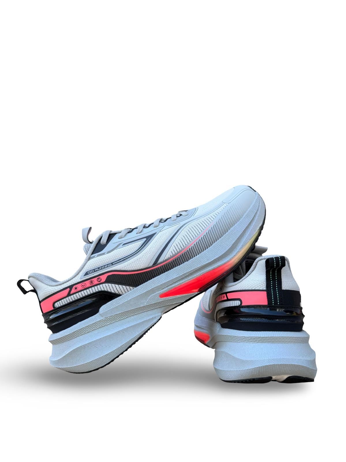 QHB023254210 Büyük Numara Eva Taban Erkek Spor Sneaker Gri