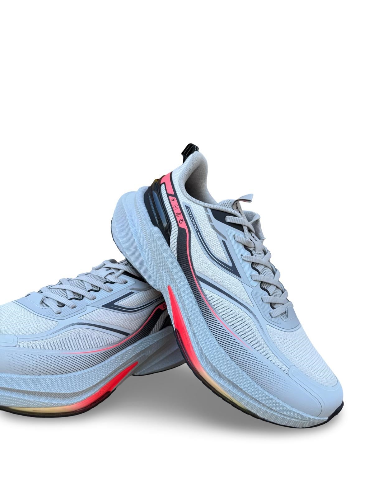 QHB023254210 Büyük Numara Eva Taban Erkek Spor Sneaker Gri