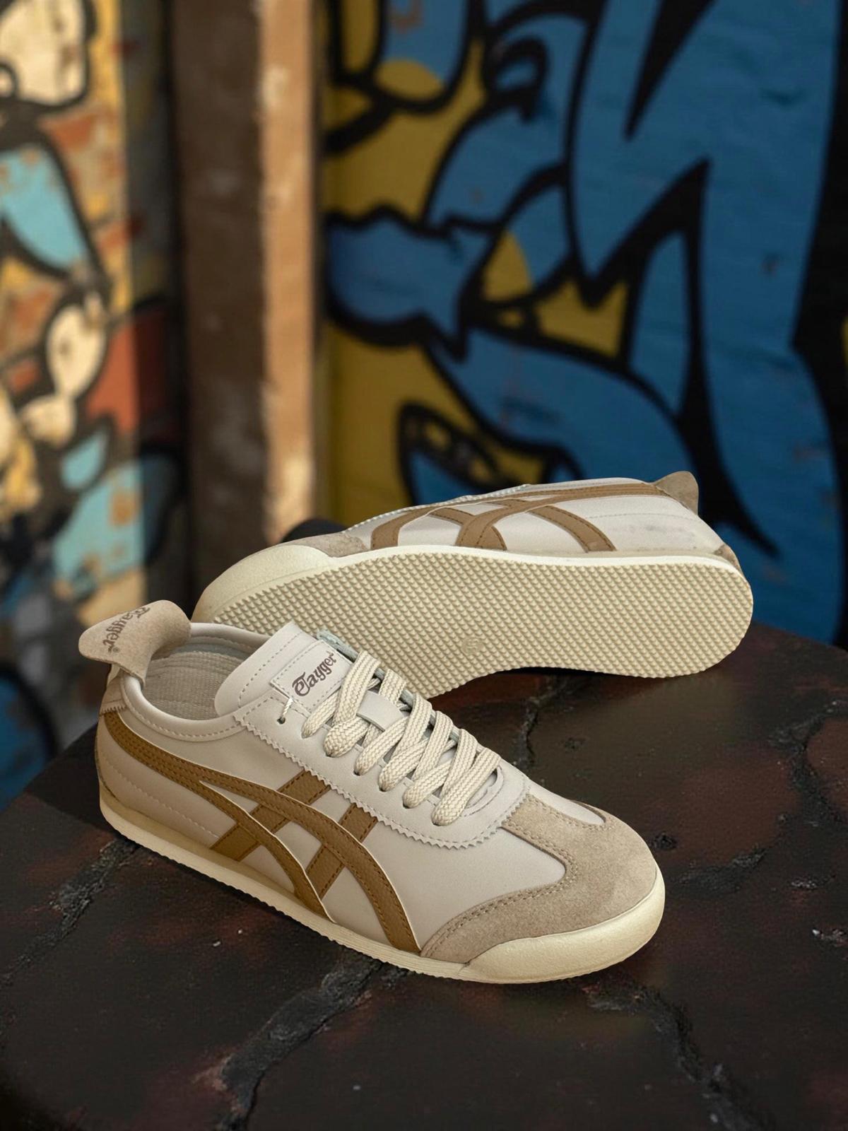 Tayger Z-3232 Kadın Spor Sneaker Bej Kahve