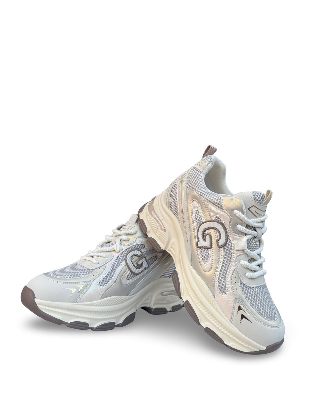 Yalınayak 25Y323 Kadın Aır Taban Sneaker Spor Bej