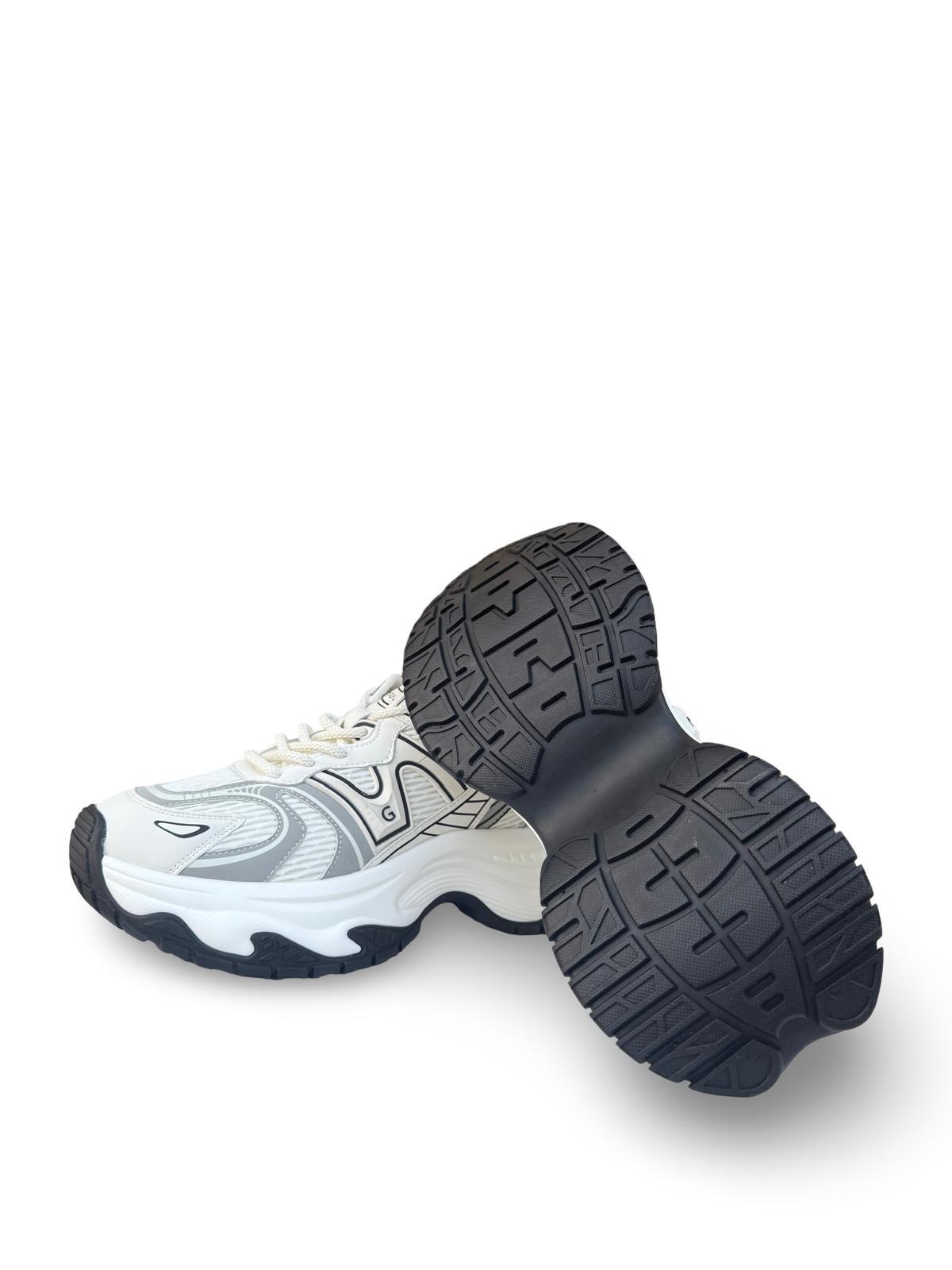 Yalınayak 25Y324 Kadın Yüksek Taban Sneaker Spor Beyaz