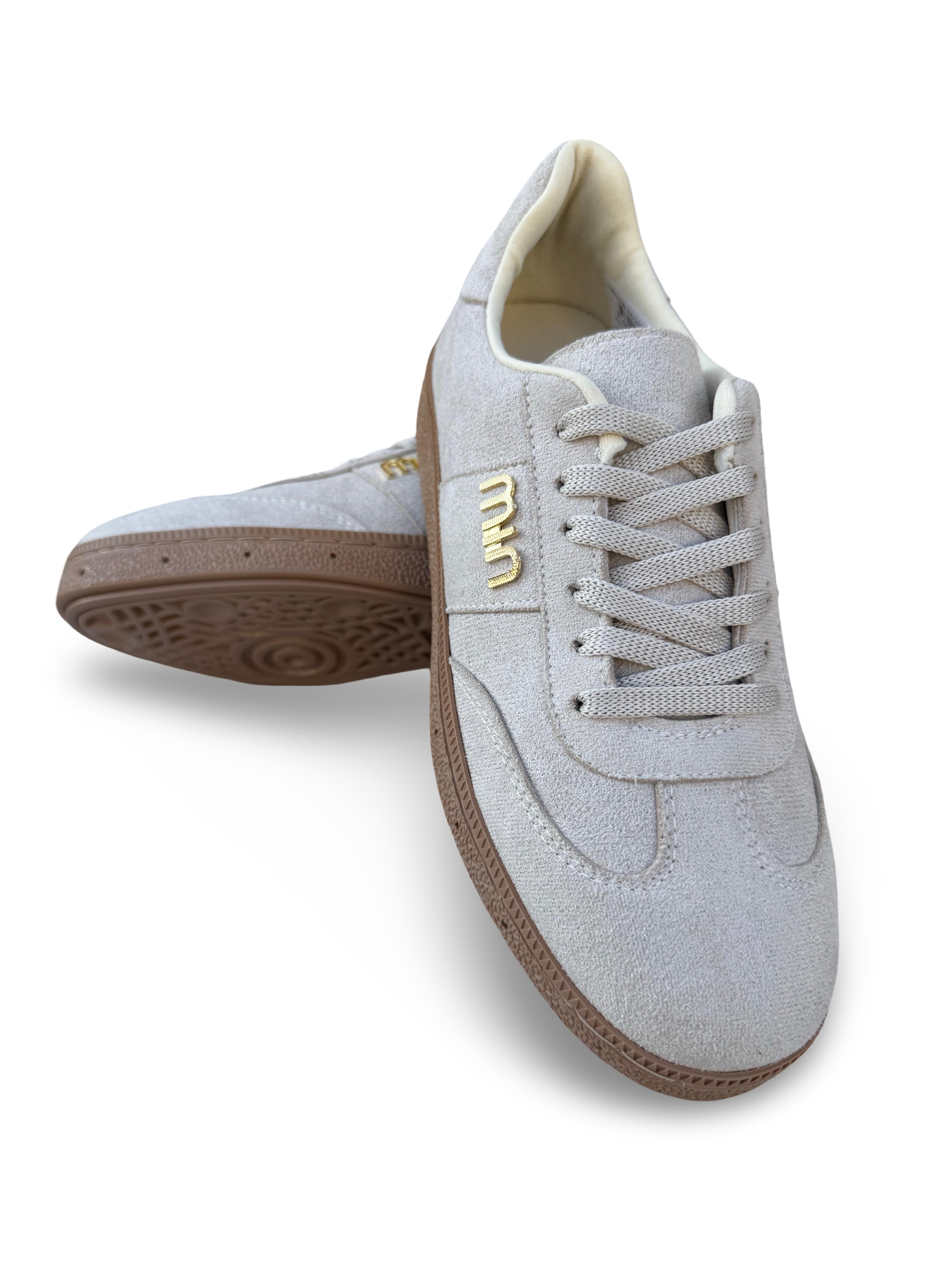 Yalınayak Bdr2025 Kadın Spor Sneaker Bej Süet