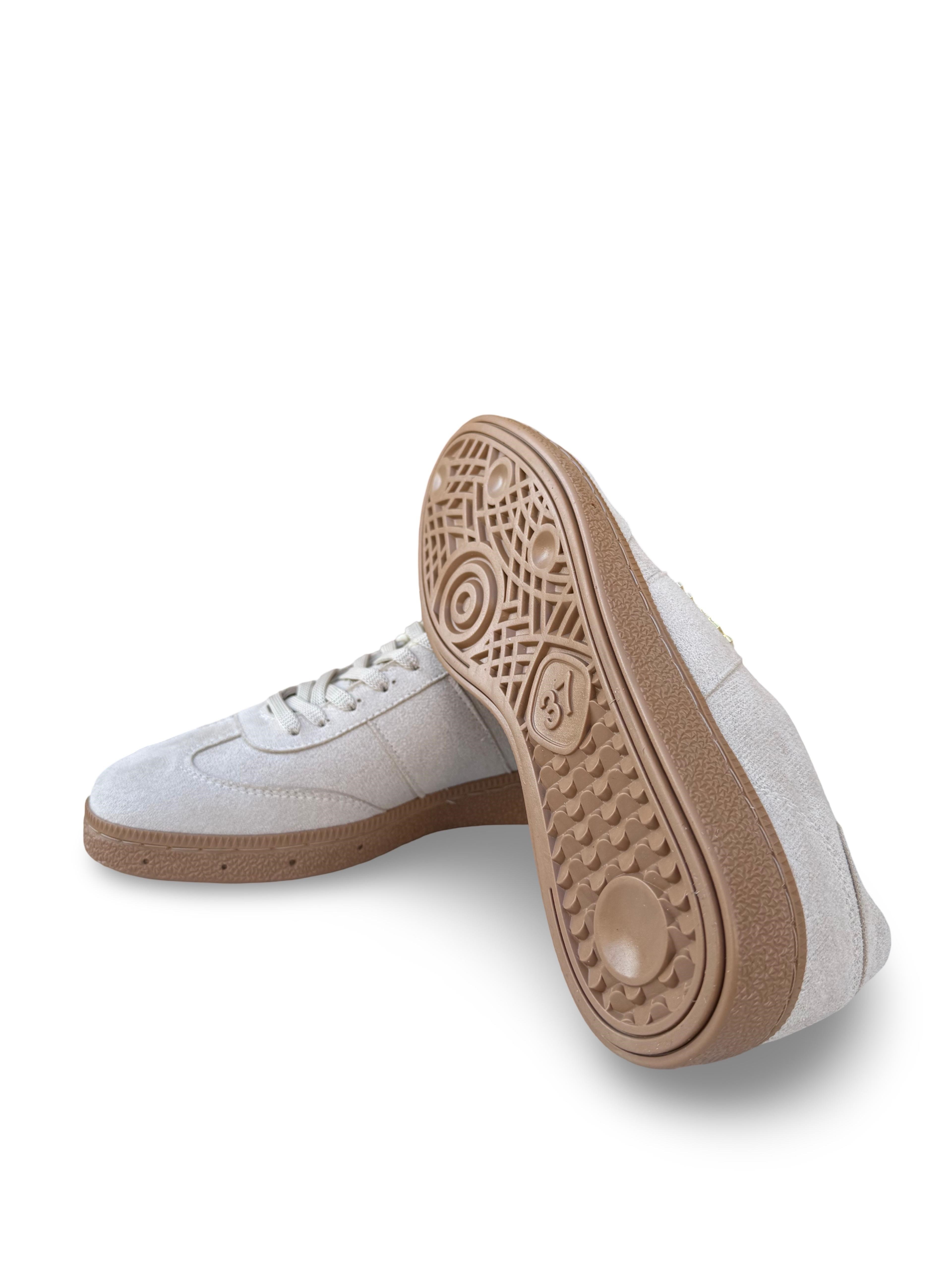 Yalınayak Bdr2025 Kadın Spor Sneaker Bej Süet