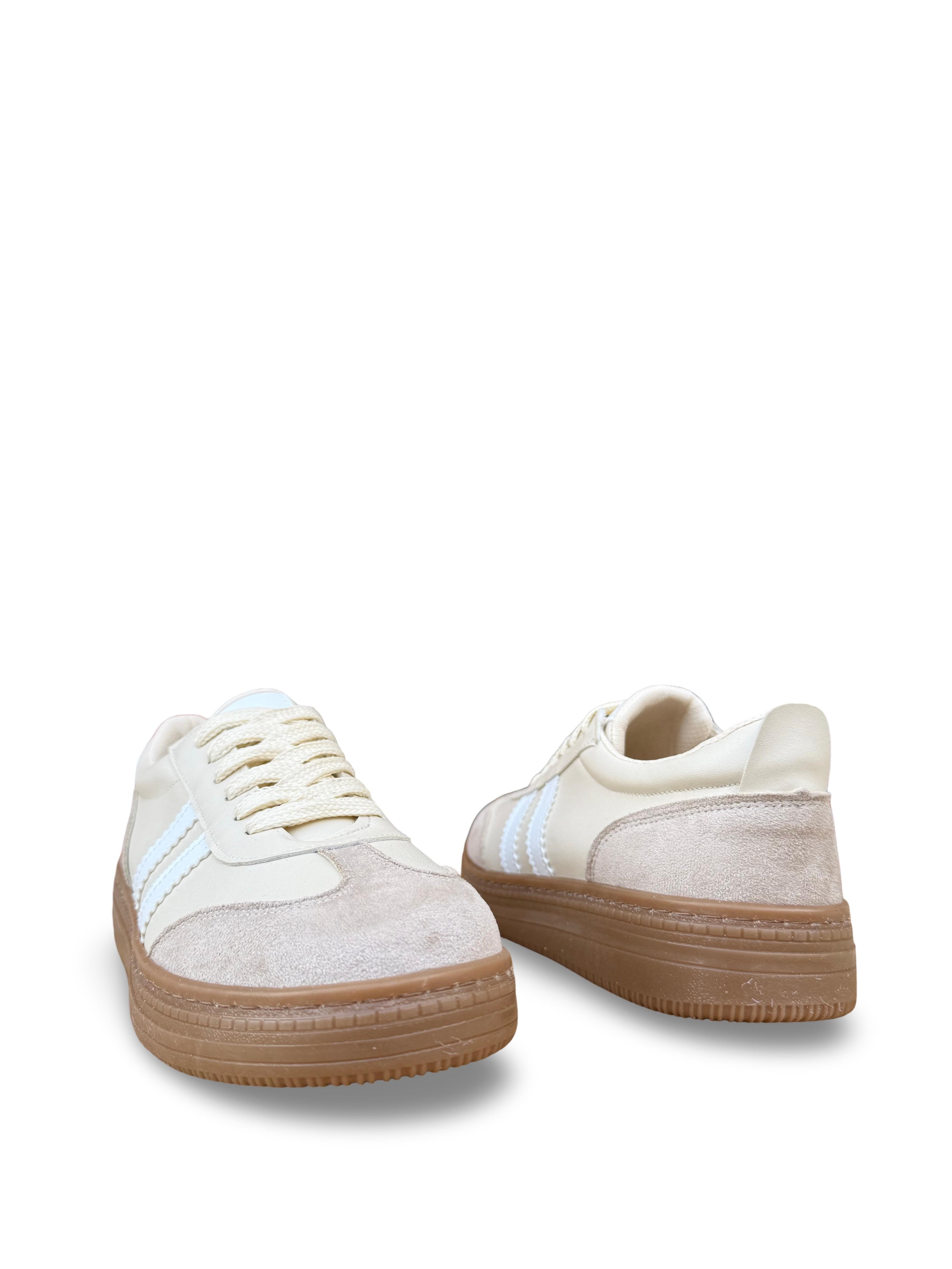 Yalınayak Bdr2028 Kadın Spor Sneaker Bej