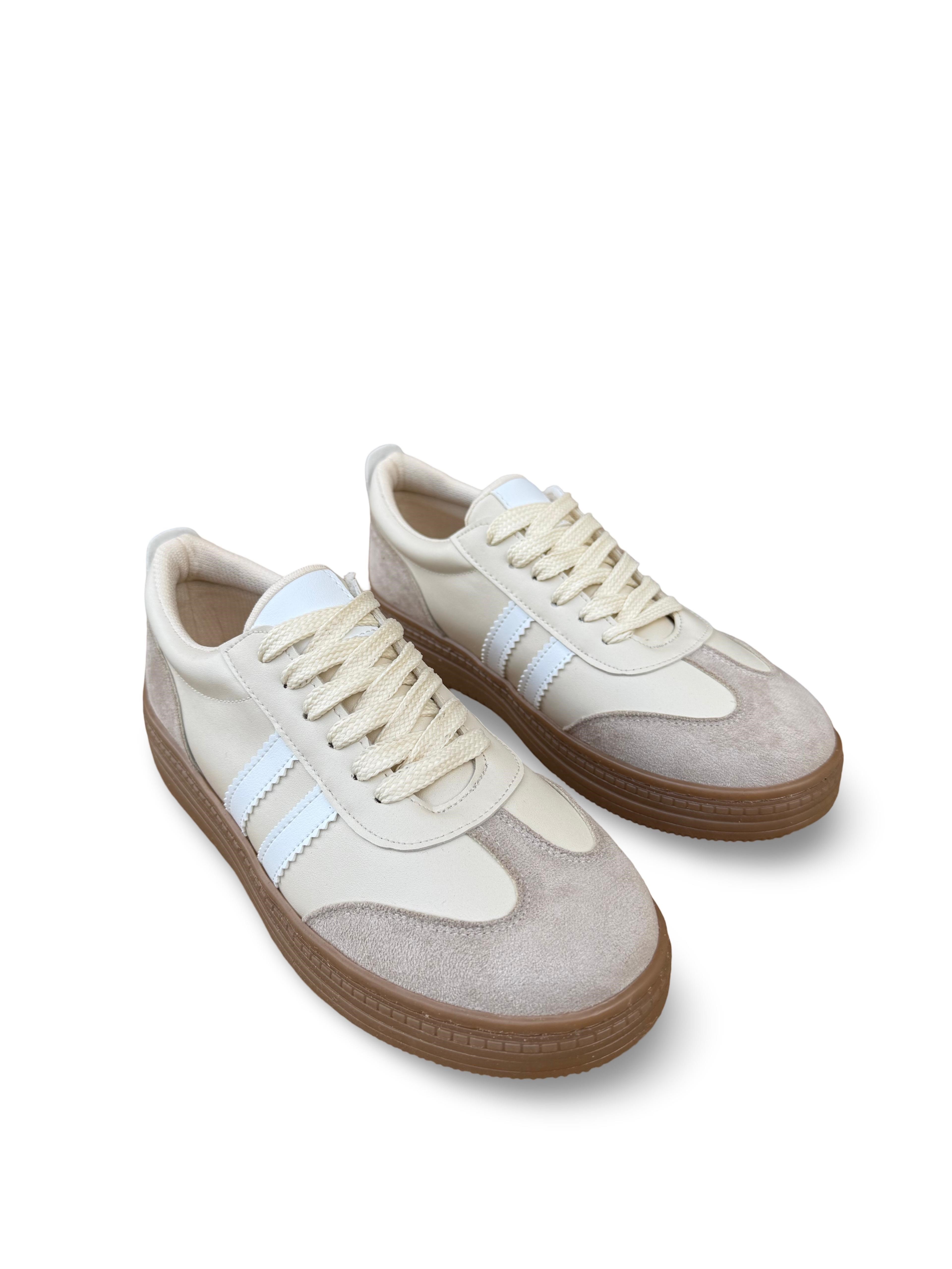 Yalınayak Bdr2028 Kadın Spor Sneaker Bej