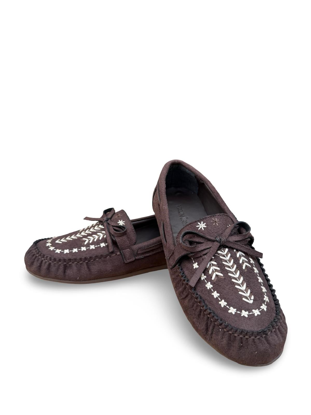 Yalınayak Bdr850 Kadın Loafer Günlük Ayakkabı Kahve Süet