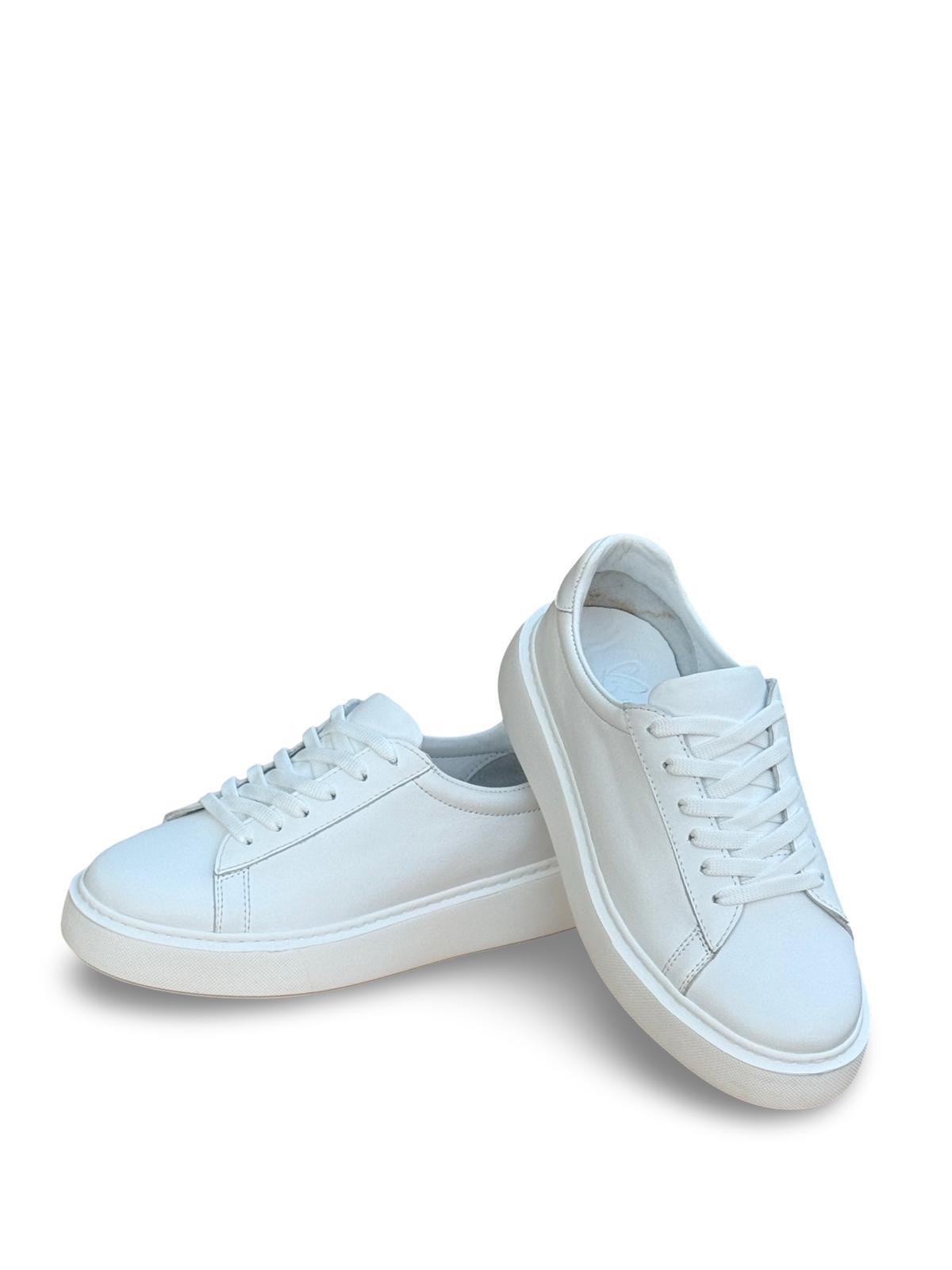 Yalınayak Bty249901 Hakiki Deri Unisex Casual Beyaz