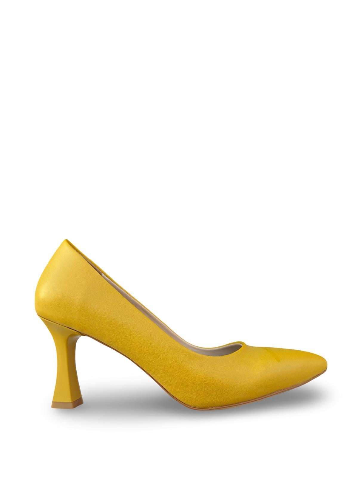 Yalınayak Est90 Kadın Stiletto Sarı