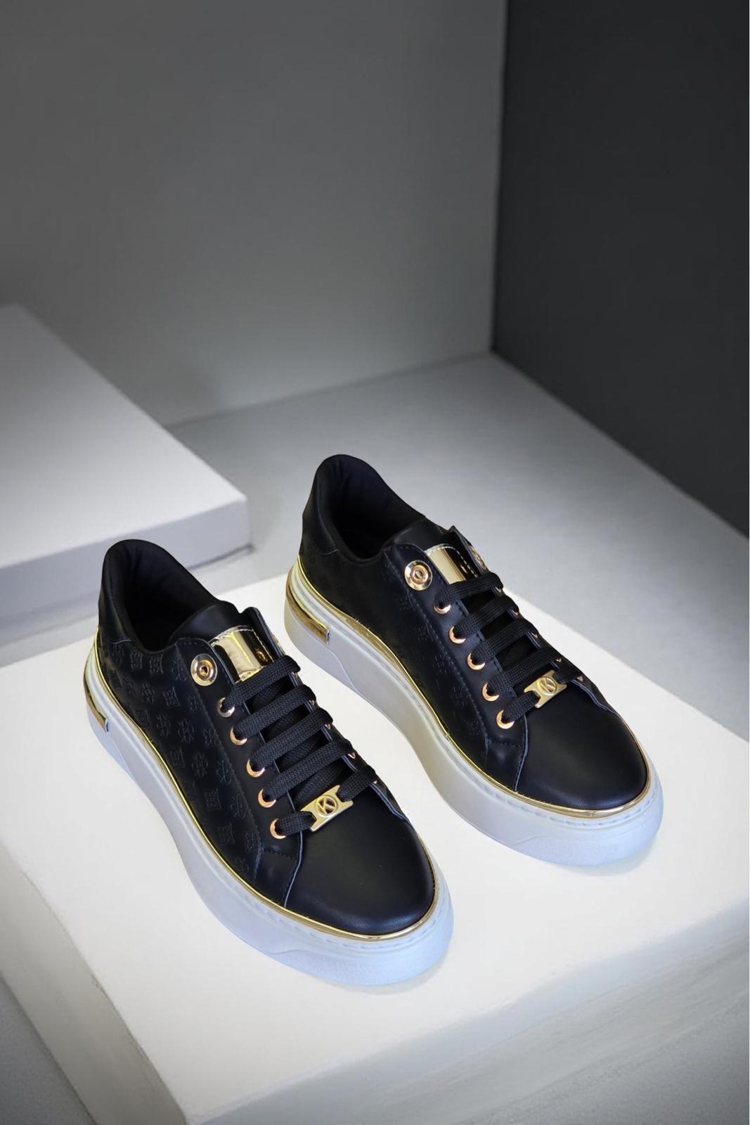 Yalınayak K732559 Eva Taban Kadın Sneaker Spor Siyah