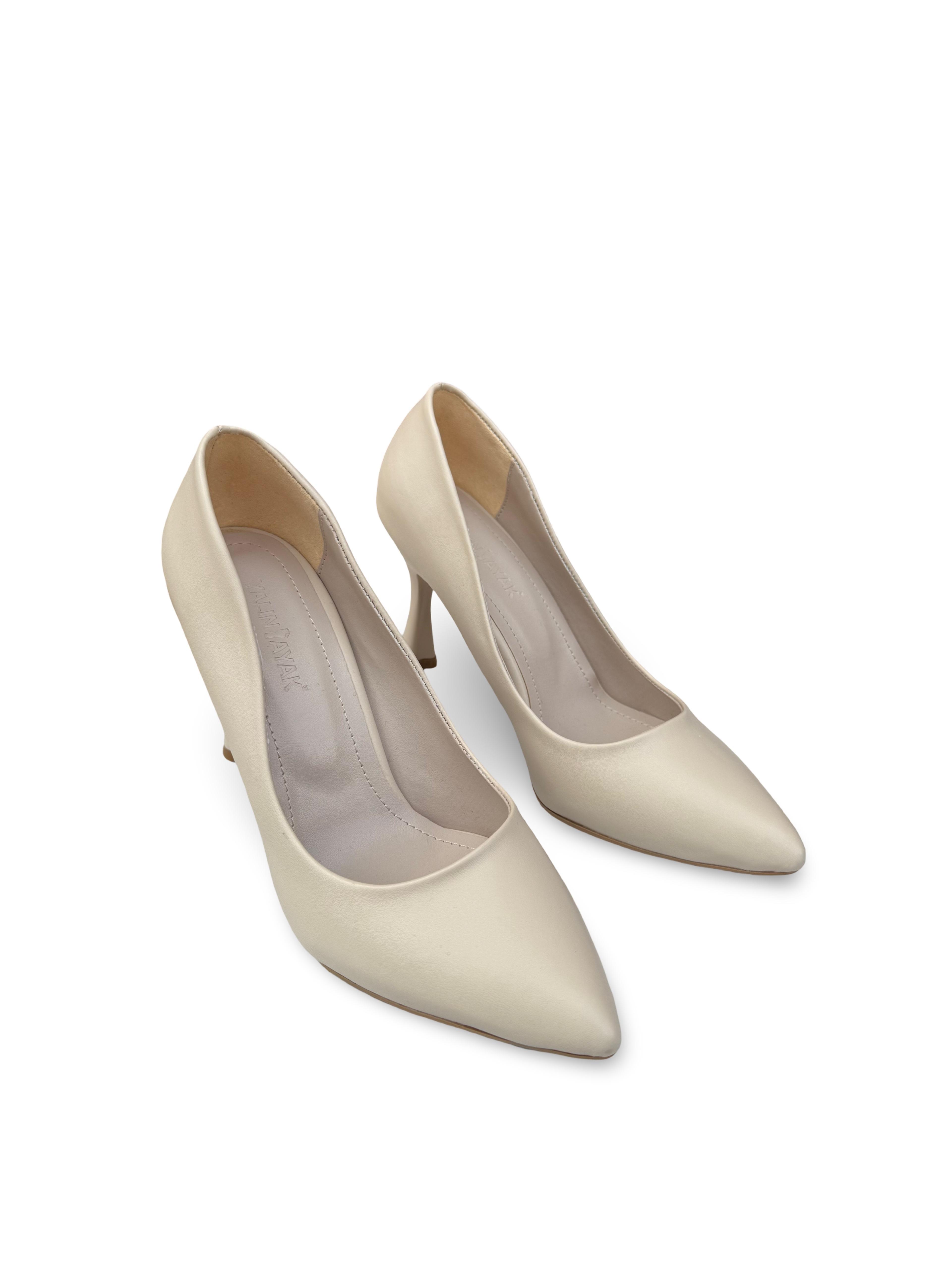 Yalınayak Lpy1305 Kadın Stiletto Bej