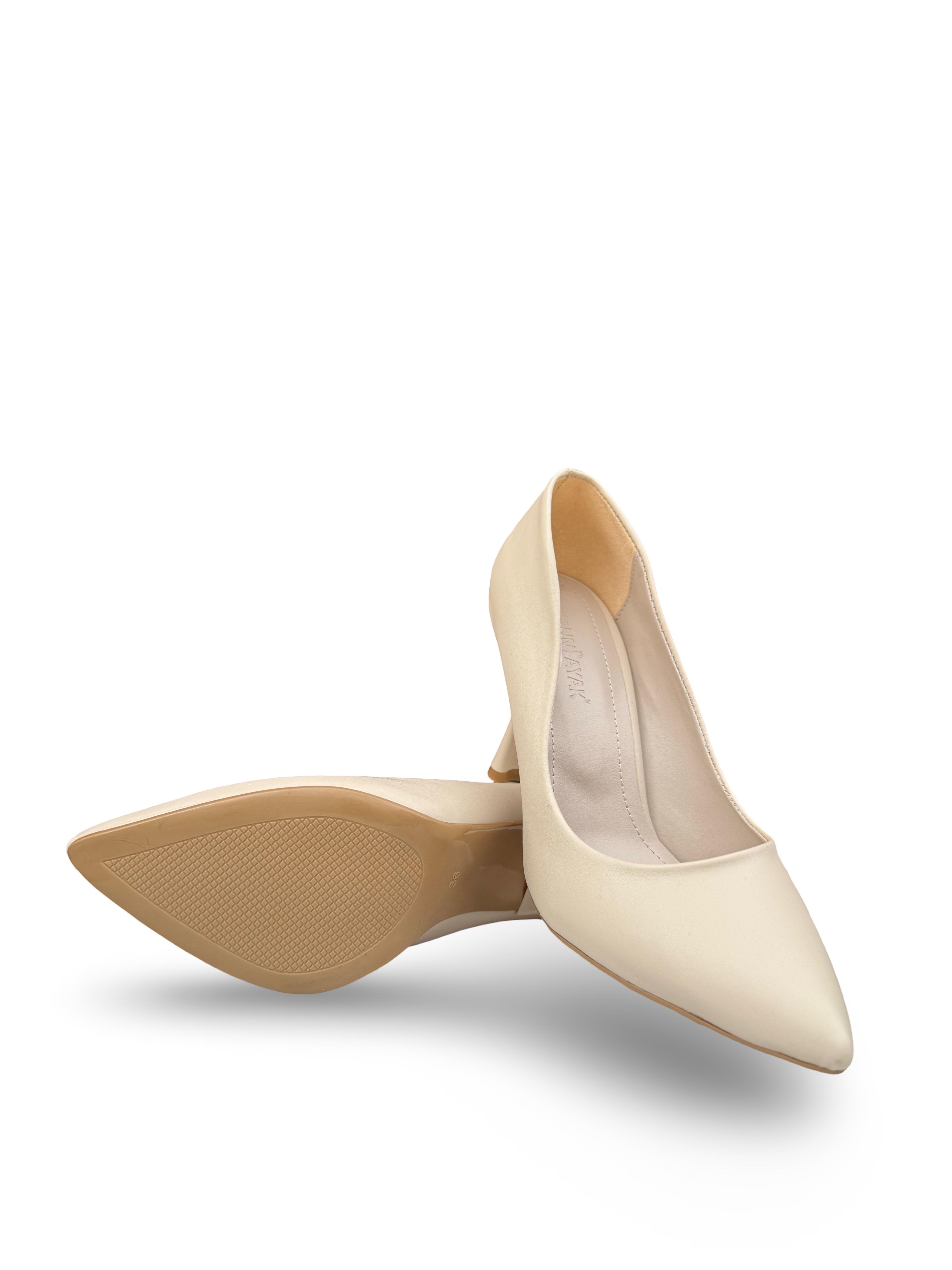 Yalınayak Lpy1305 Kadın Stiletto Bej