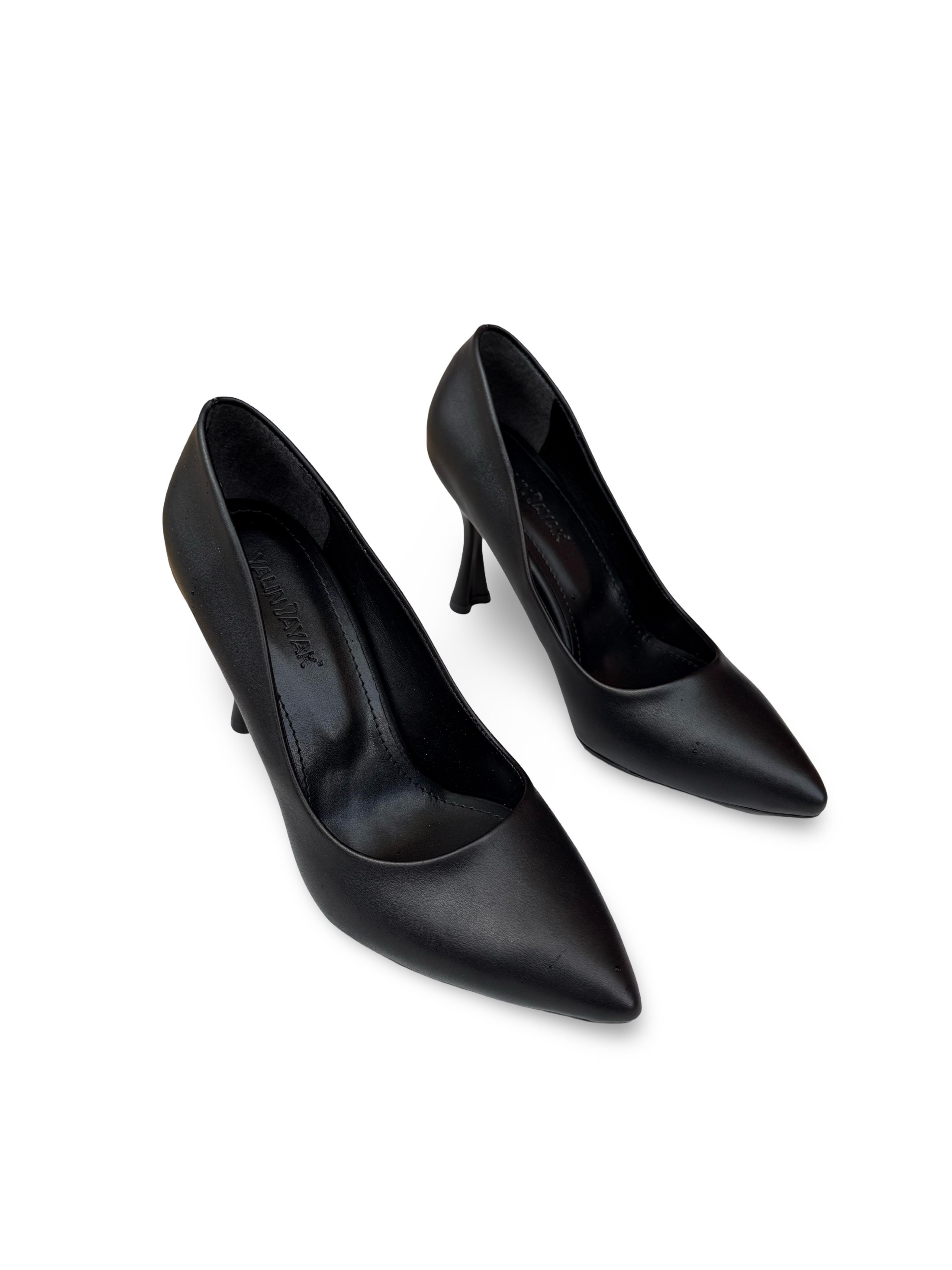Yalınayak Lpy1305 Kadın Stiletto Siyah Mat