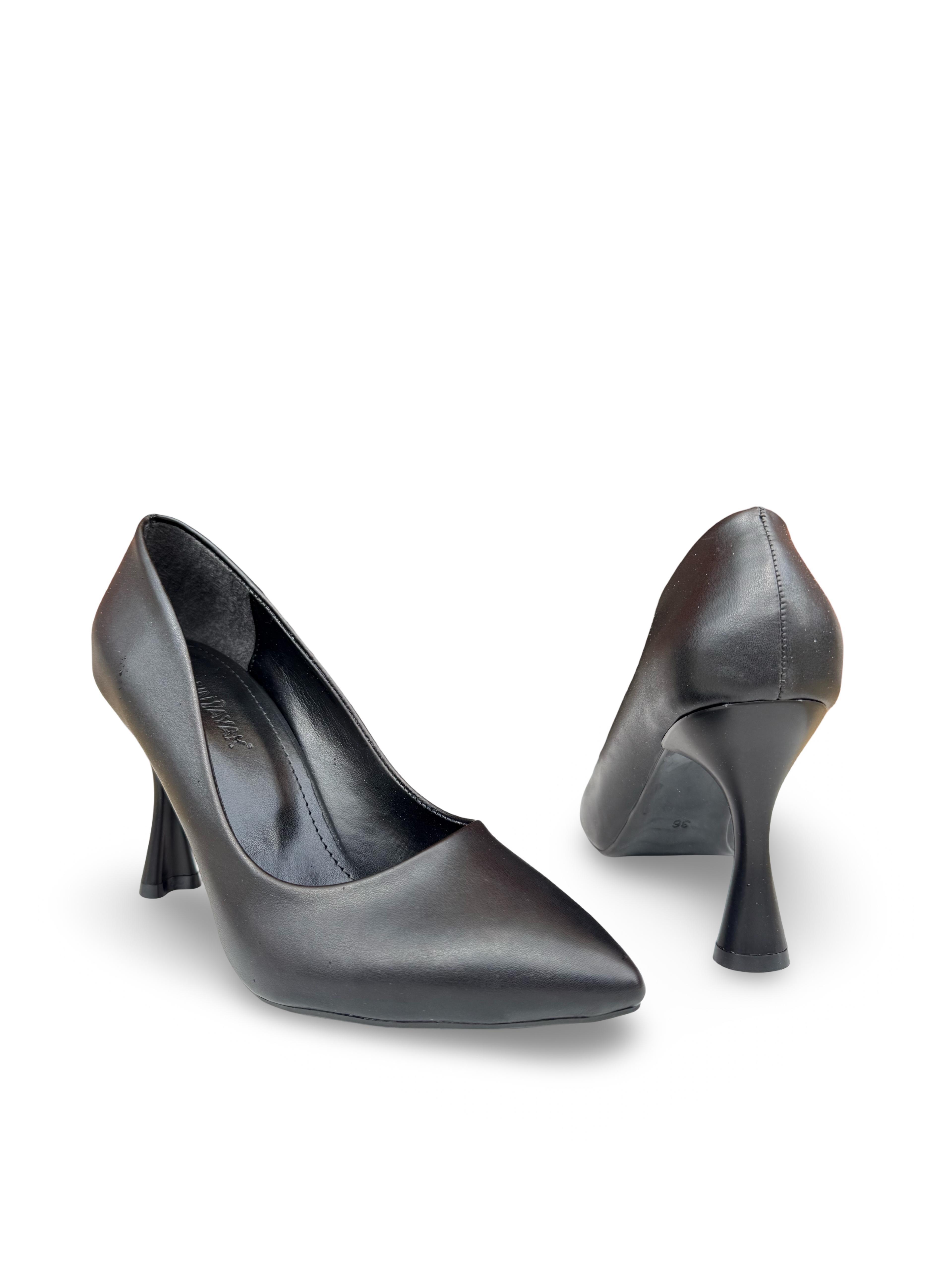 Yalınayak Lpy1305 Kadın Stiletto Siyah Mat