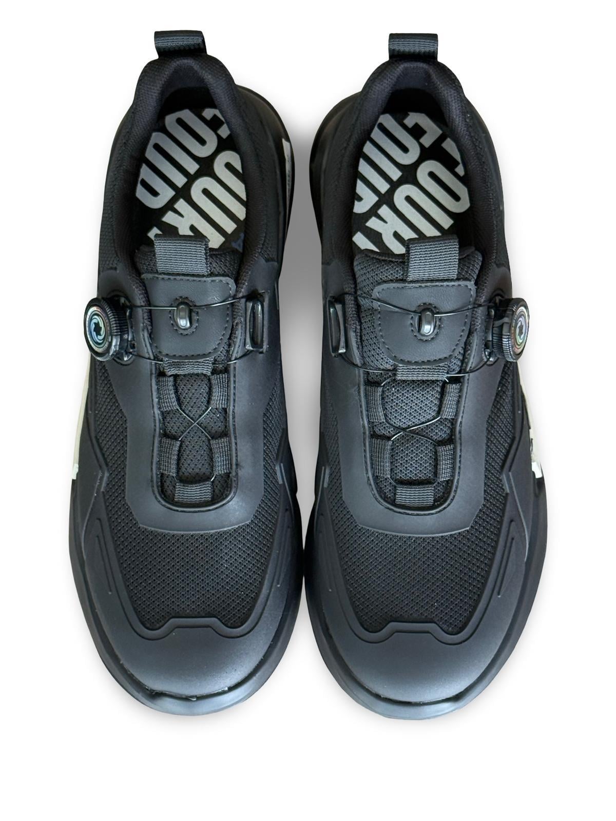 Yalınayak M20534 Hakiki Deri Erkek Sneaker Ayakkabı Siyah