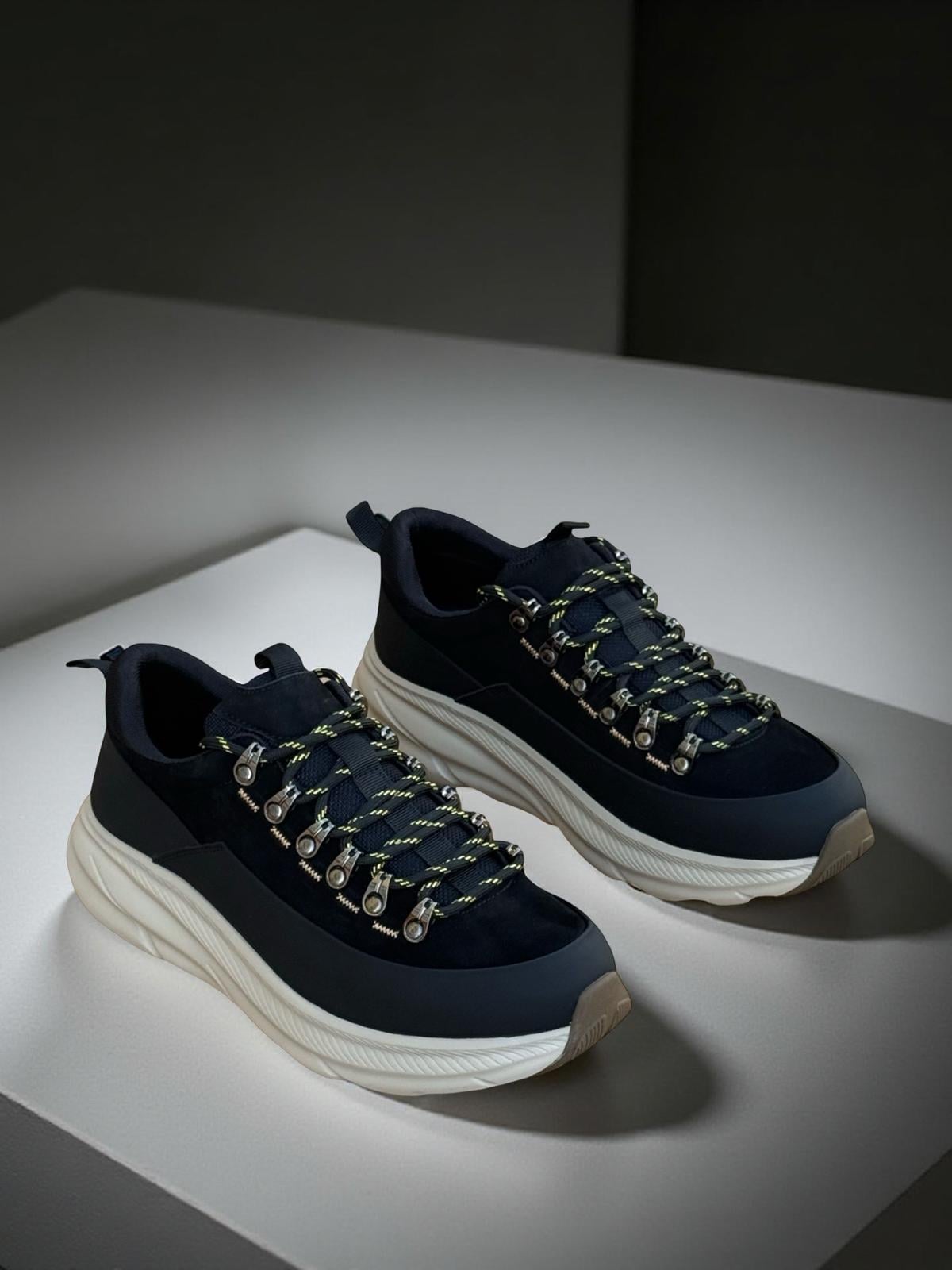 Yalınayak M22628 Hakiki Deri Comfort Taban Erkek Casual Siyah