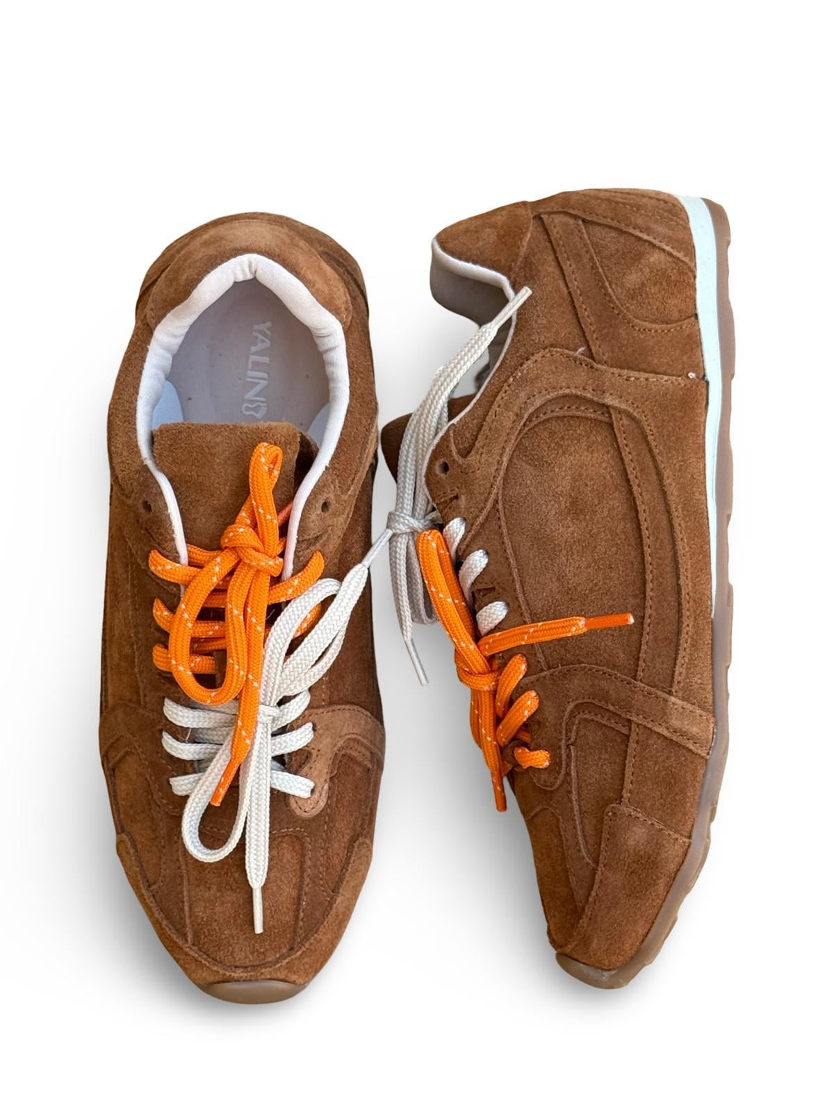 Yalınayak Mrs33122 Kadın Sneakers Ayakkabı Kahve