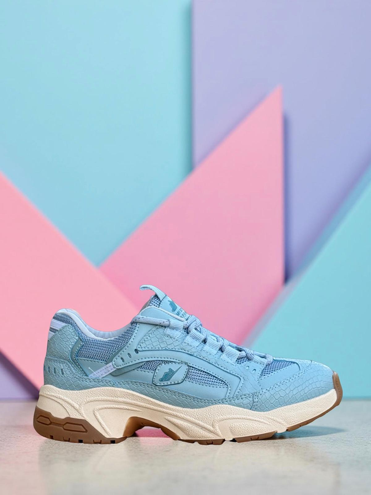 Yalınayak mrs34142  Kadın Sneaker Ayakkabı Mavi