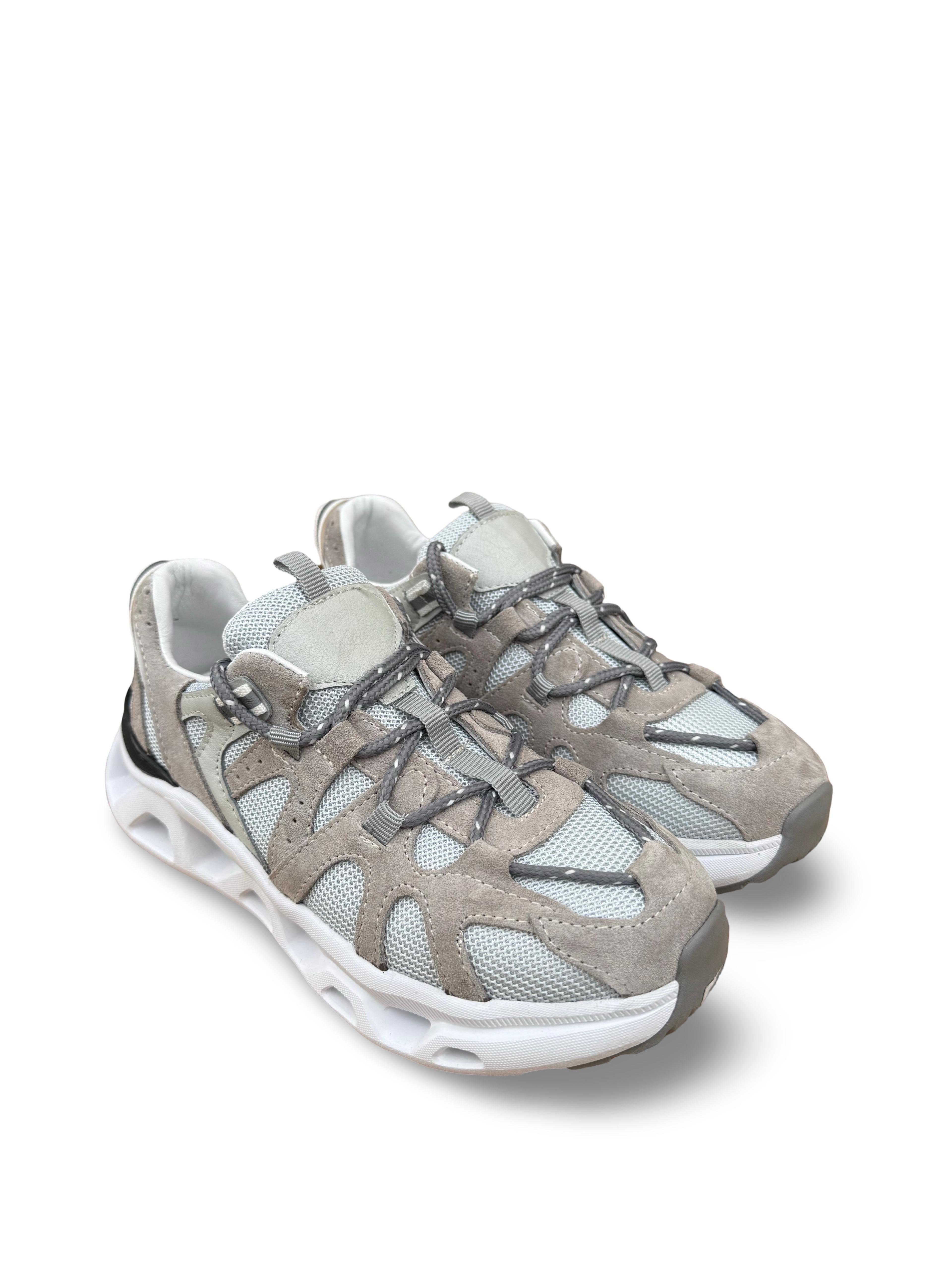 Yalınayak Mrs41128 Hakiki Deri Unisex Sneaker Buz