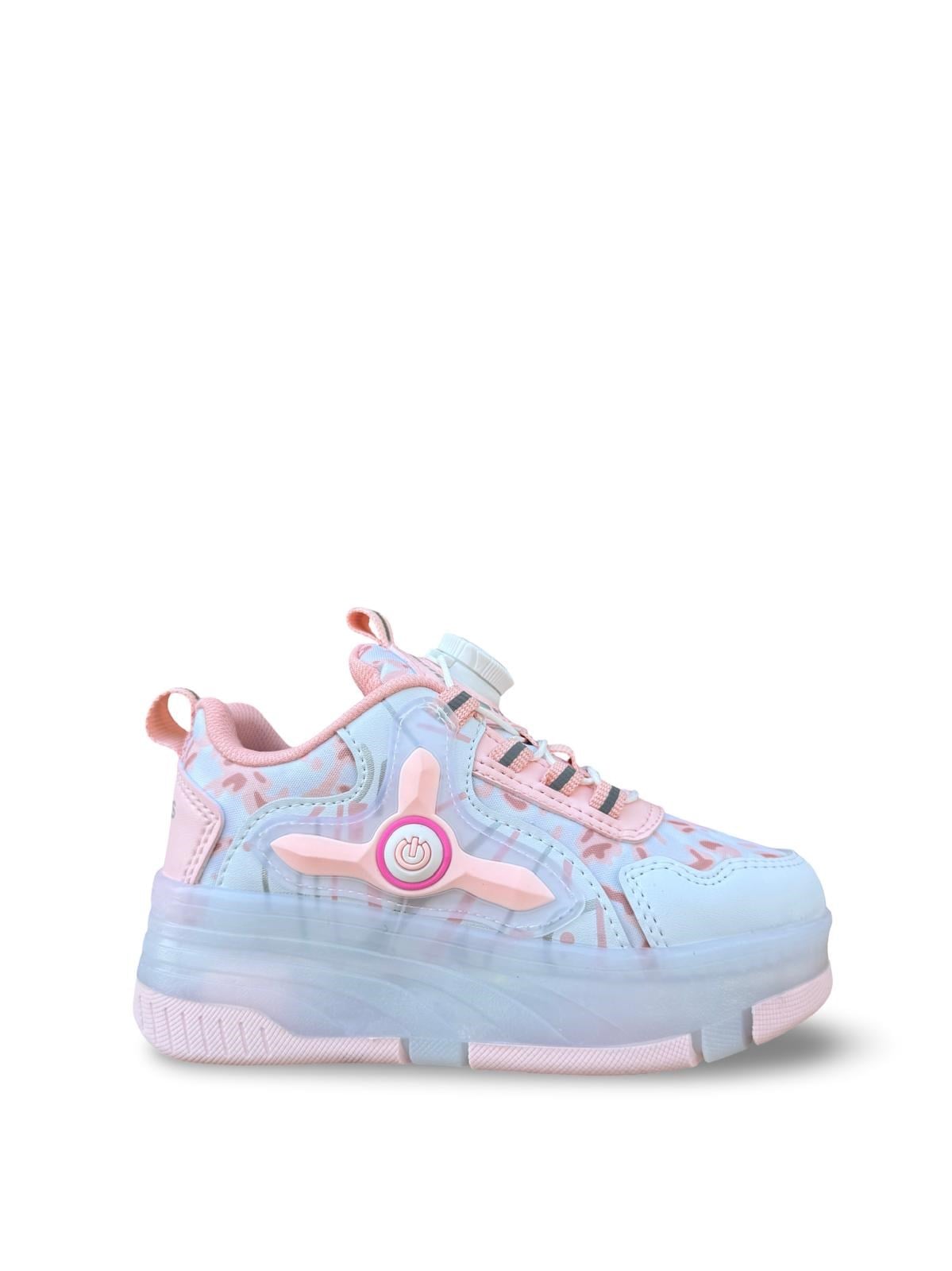 Yalınayak Nd029Flt Akıllı Bağıcık Paten Çocuk Ayakkabı Pembe