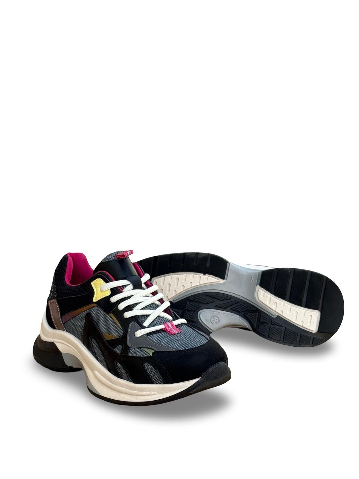 Yalınayak Sms30170  Kadın Sneakers Ayakkabı Siyah Multi