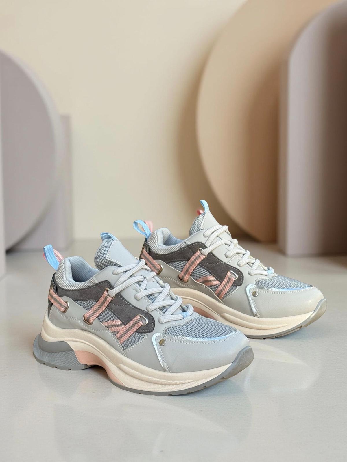 Yalınayak Sms30174 Kadın Sneakers Ayakkabı buz multi