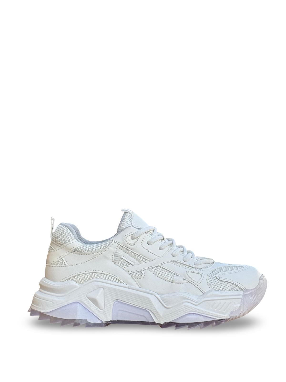 Yalınayak Sms65137 Kadın Sneakers Ayakkabı Beyaz
