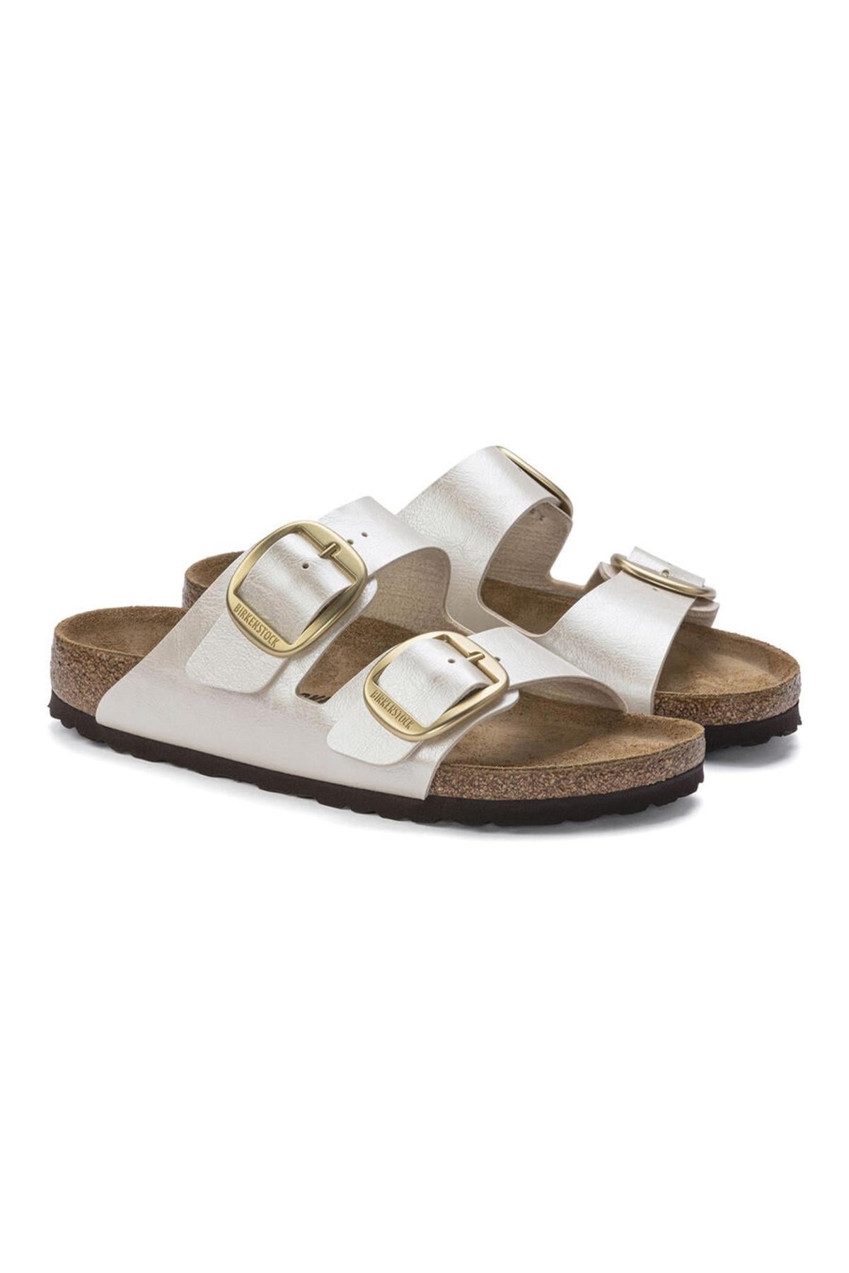 Birkenstock 1020021 Arizona Big Buckle Terlik BEYAZ